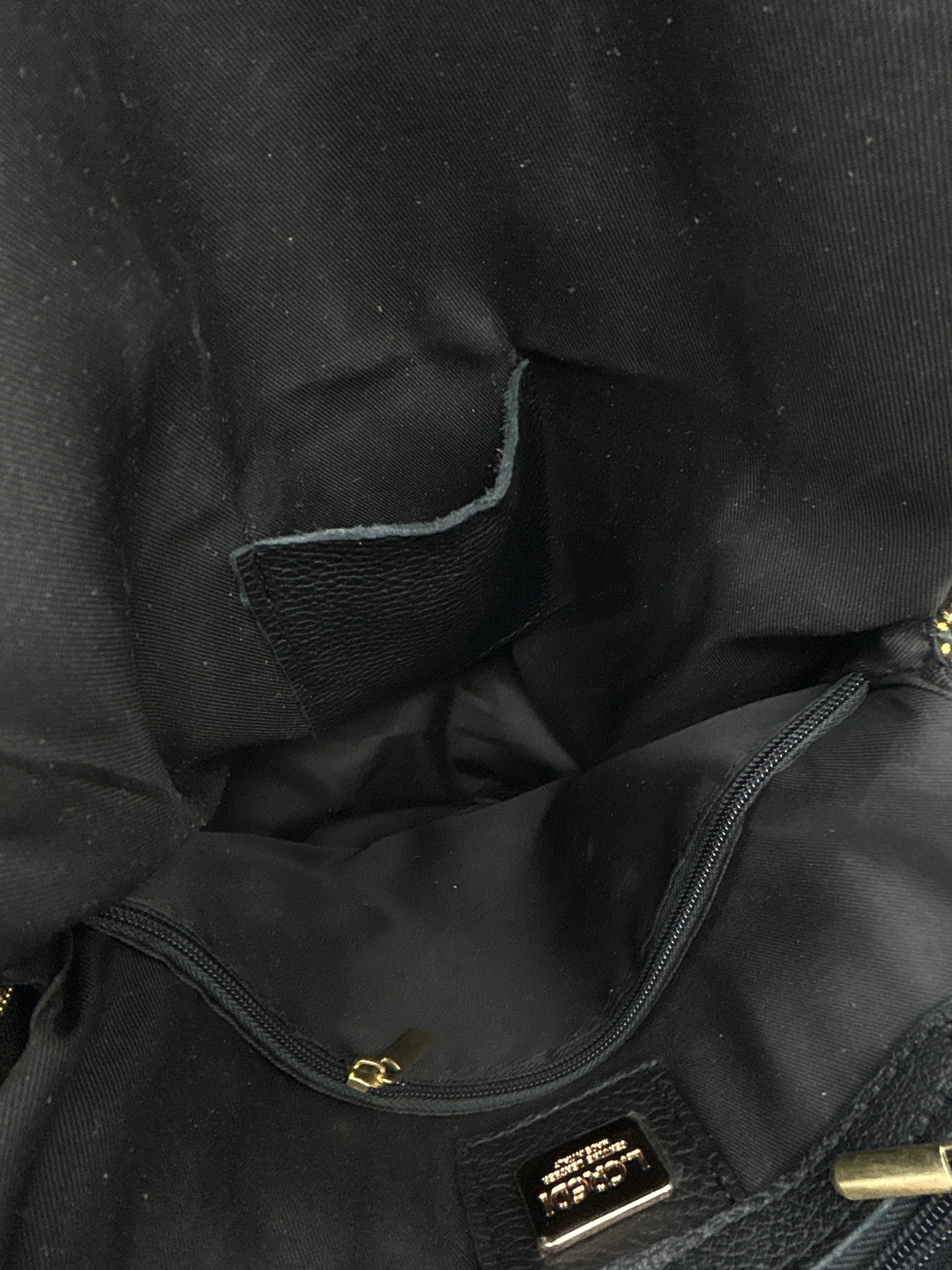L.CREDI Black Women Backpack