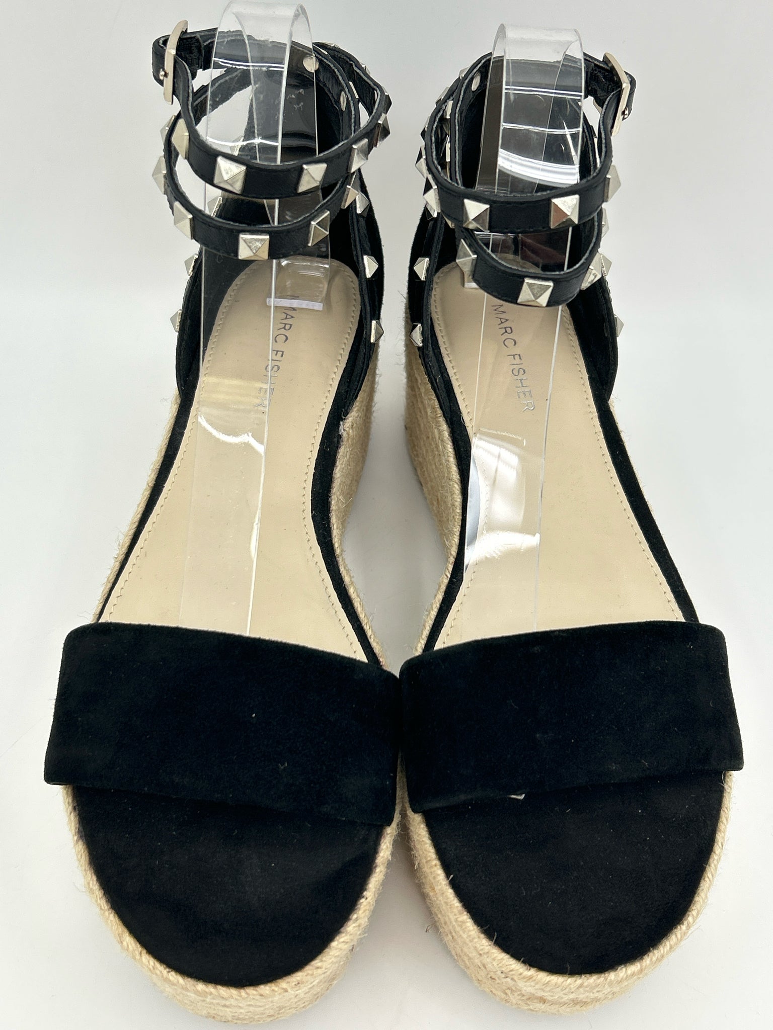 MARC FISHER Size 9M Black Women Sandal