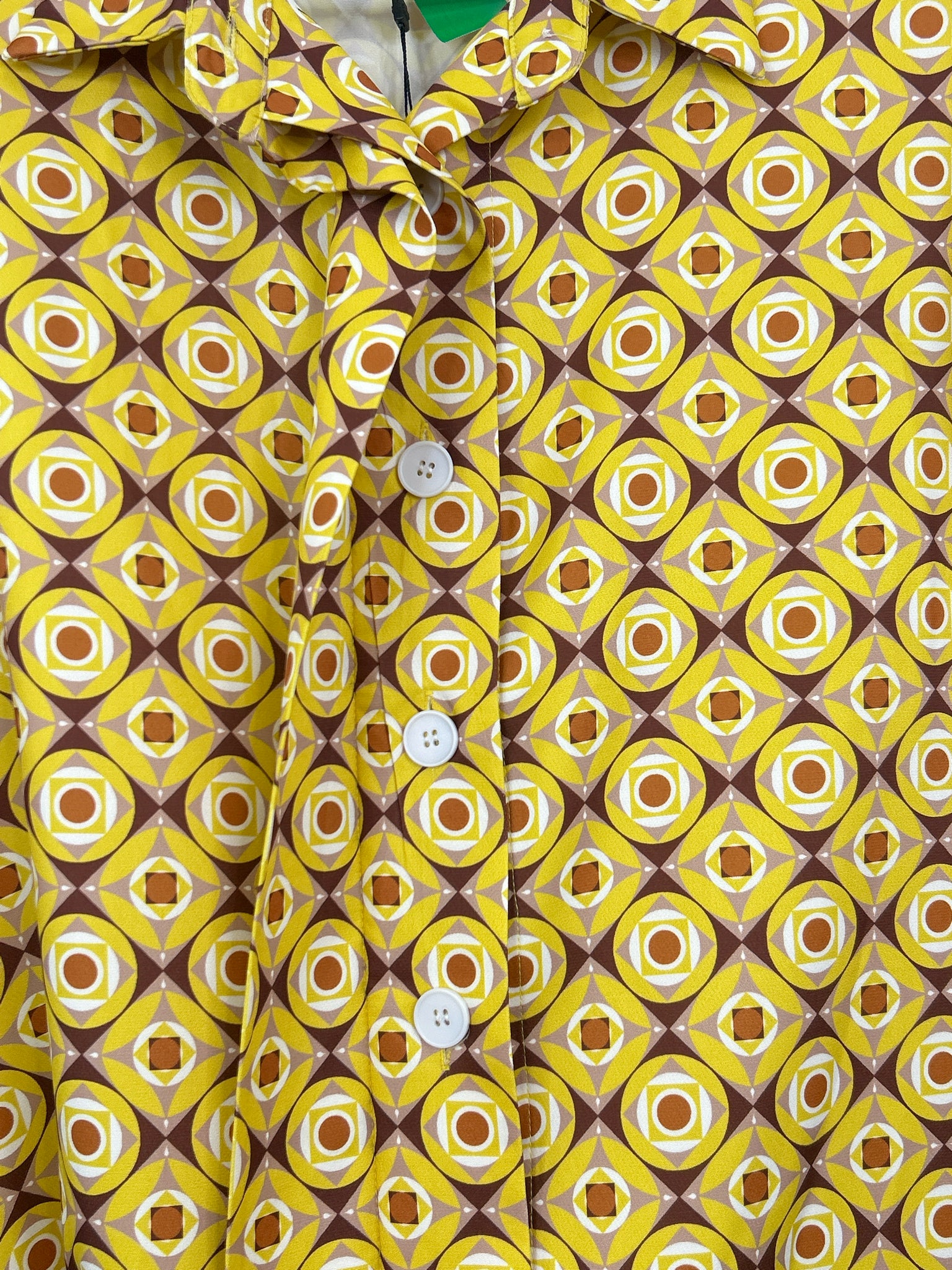 STYLEWE Size L Yellow Print Women Dress