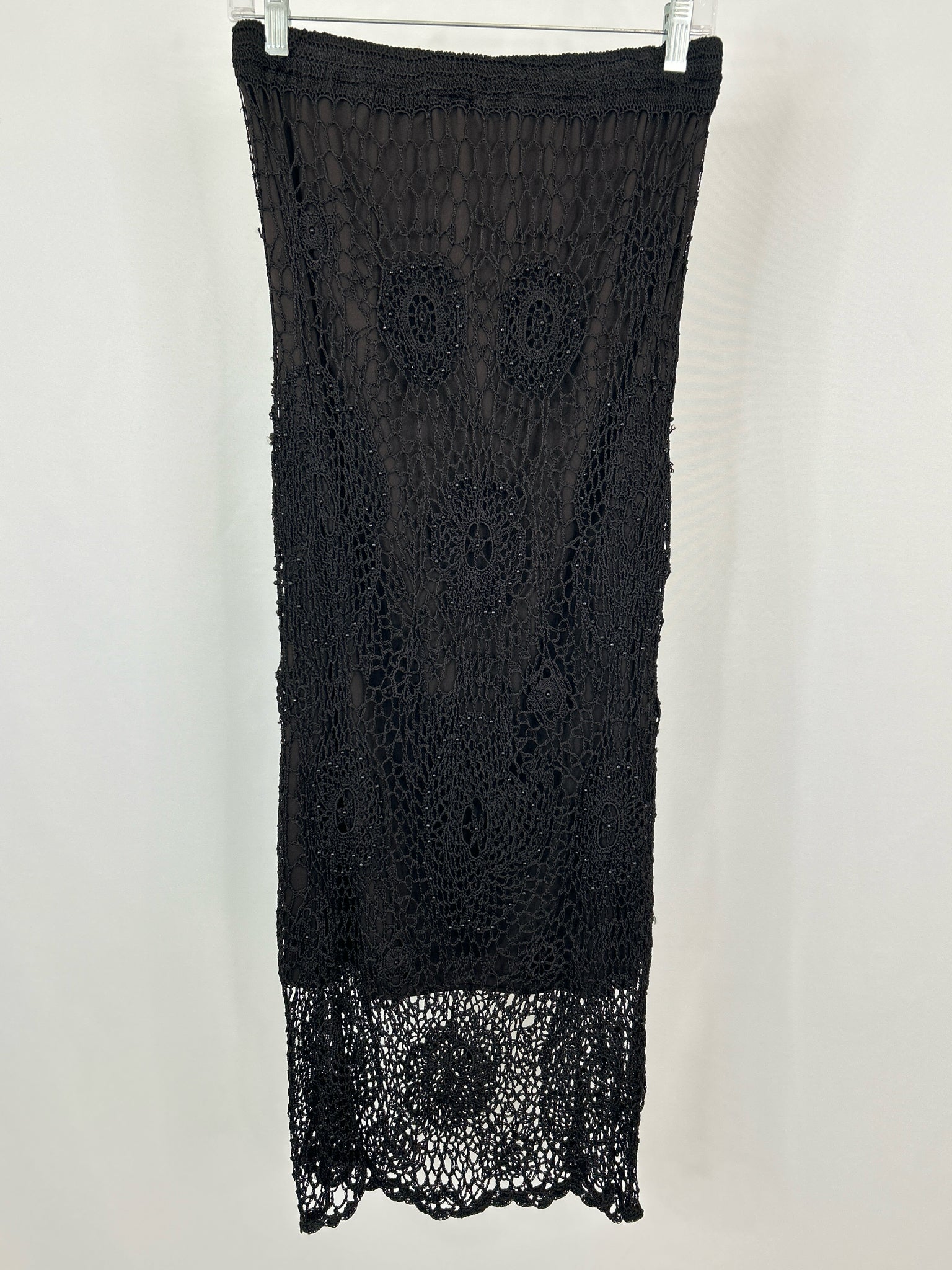CHICO'S Size 8 DARK BROWN Women Skirt