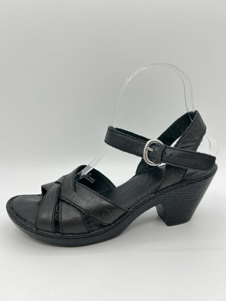 BORN Size 8 Black Women's Sandal