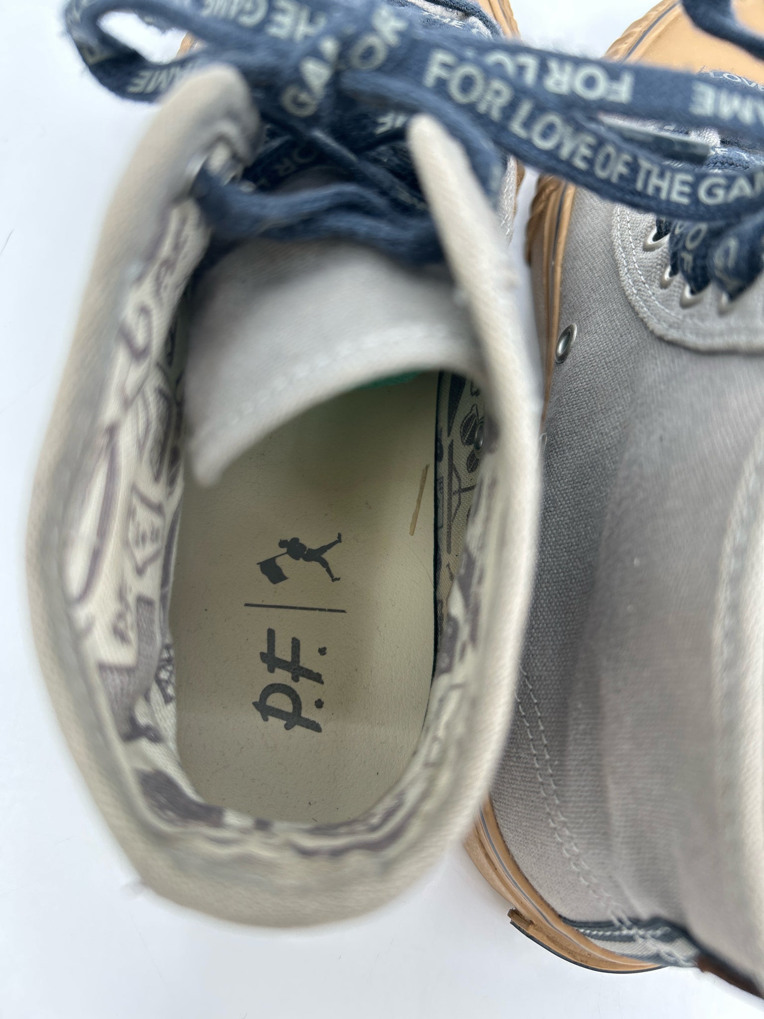 P.F. Flyers Size 6.5 Grey & Brown Women Sneakers