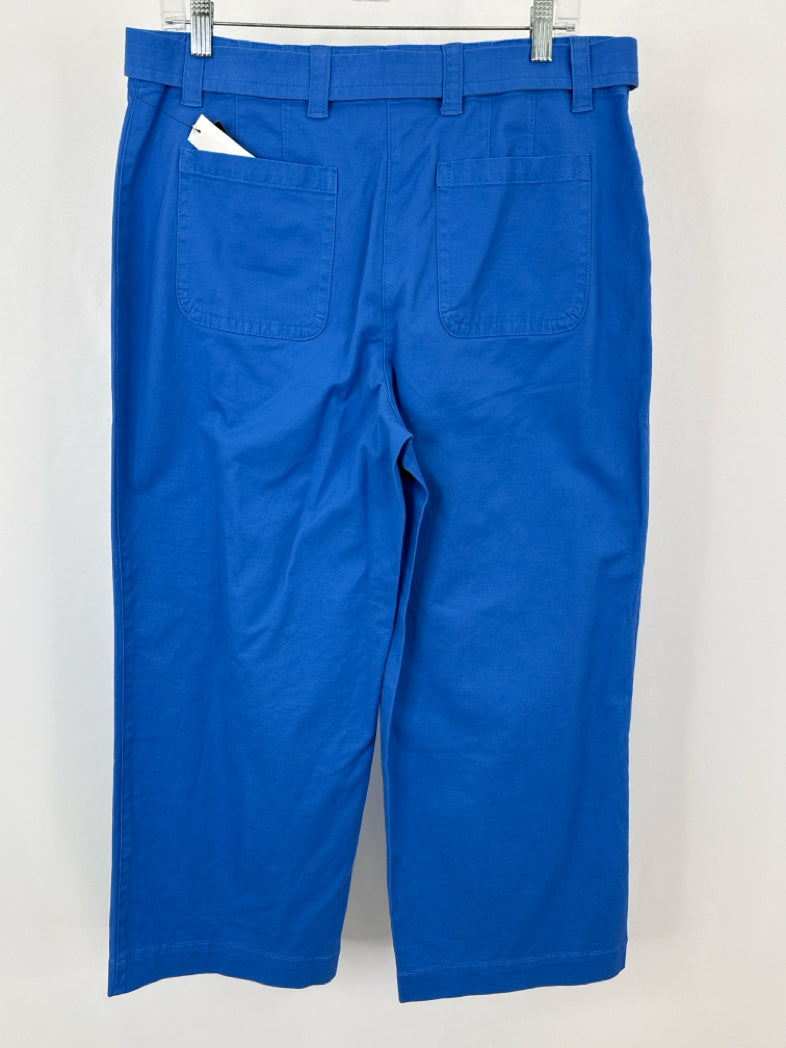 TALBOTS NWT Size 12P Blue Women Pants