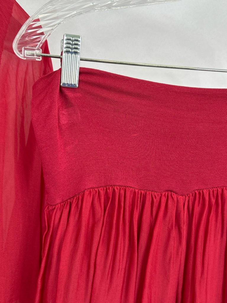 MADE IN ITALY Women Size 6 Red 2-Piece w/pants