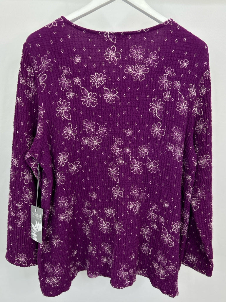 HABITAT Women Size S mulberry Top