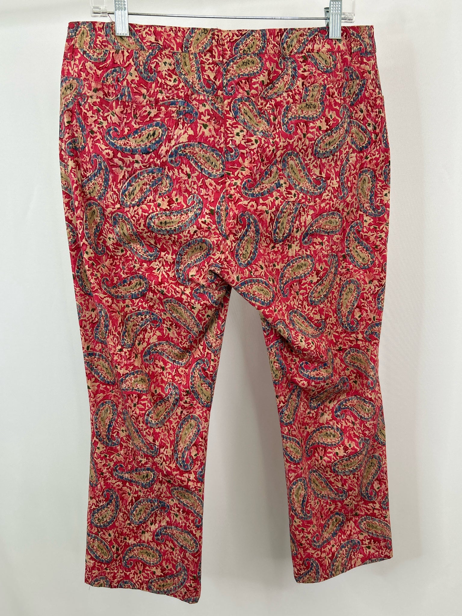 RALPH RALPH LAUREN Size 16 Pink Print Women Pants