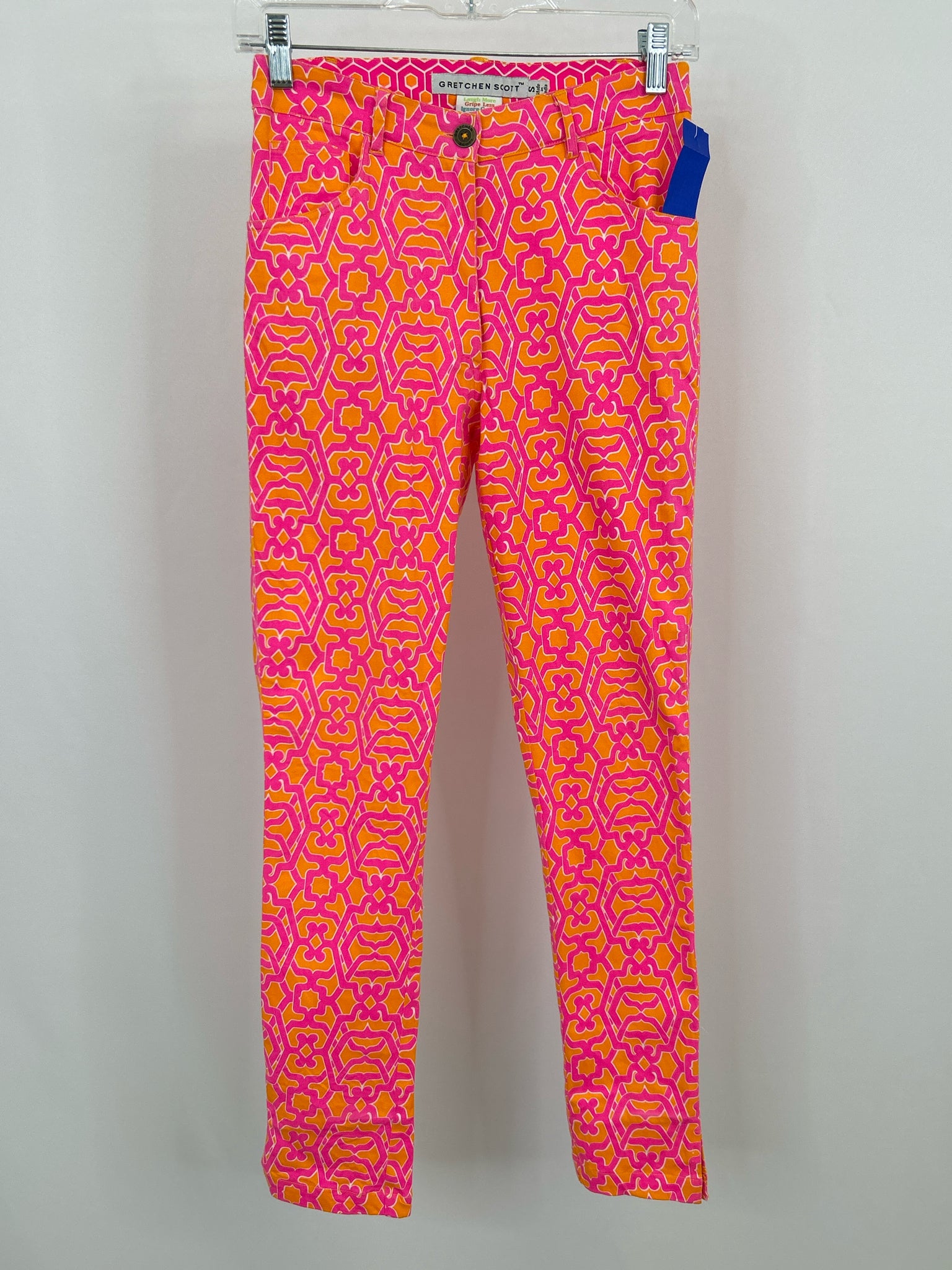 GRETCHEN SCOTT Size S Pink and Orange Women Pants