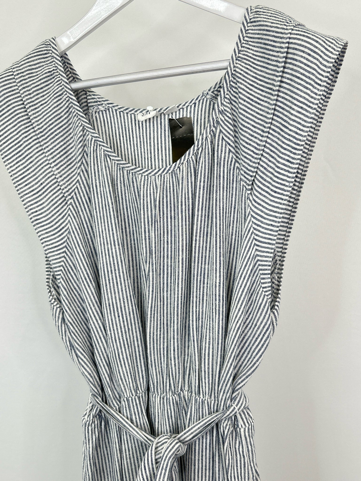 GAP Size XL Blue Striped Women Dress