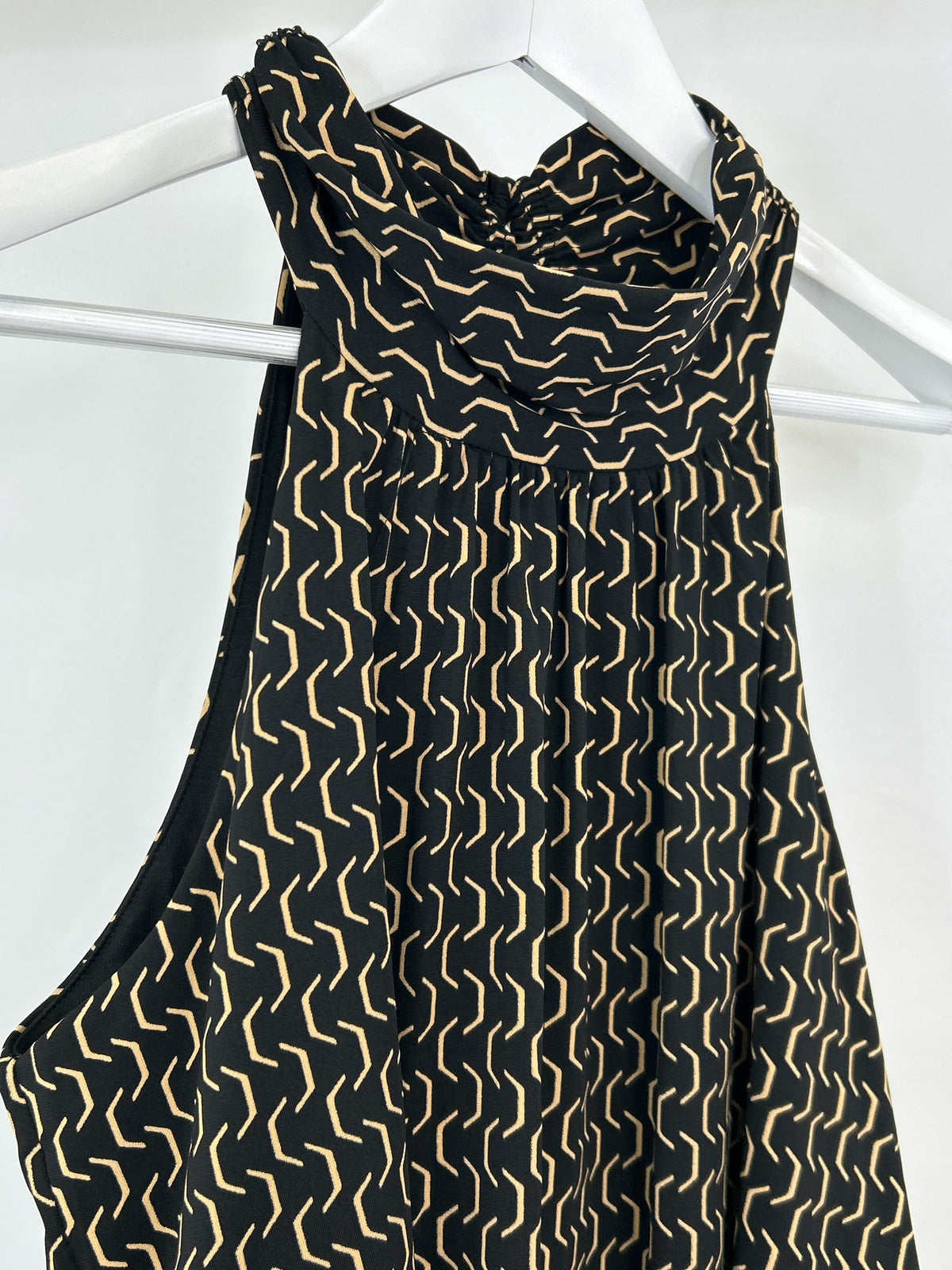 ENFOCUS STUDIO Size 14 Black Print Women Jumpsuit