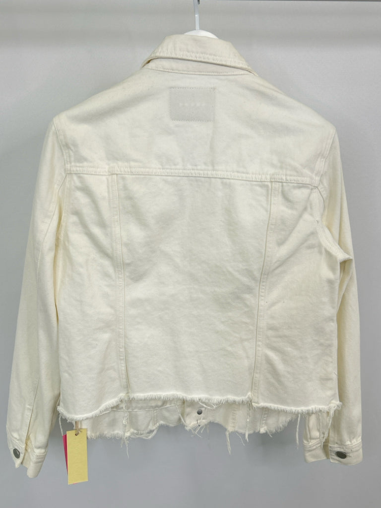 BLANK NYC Women Size L White Jacket