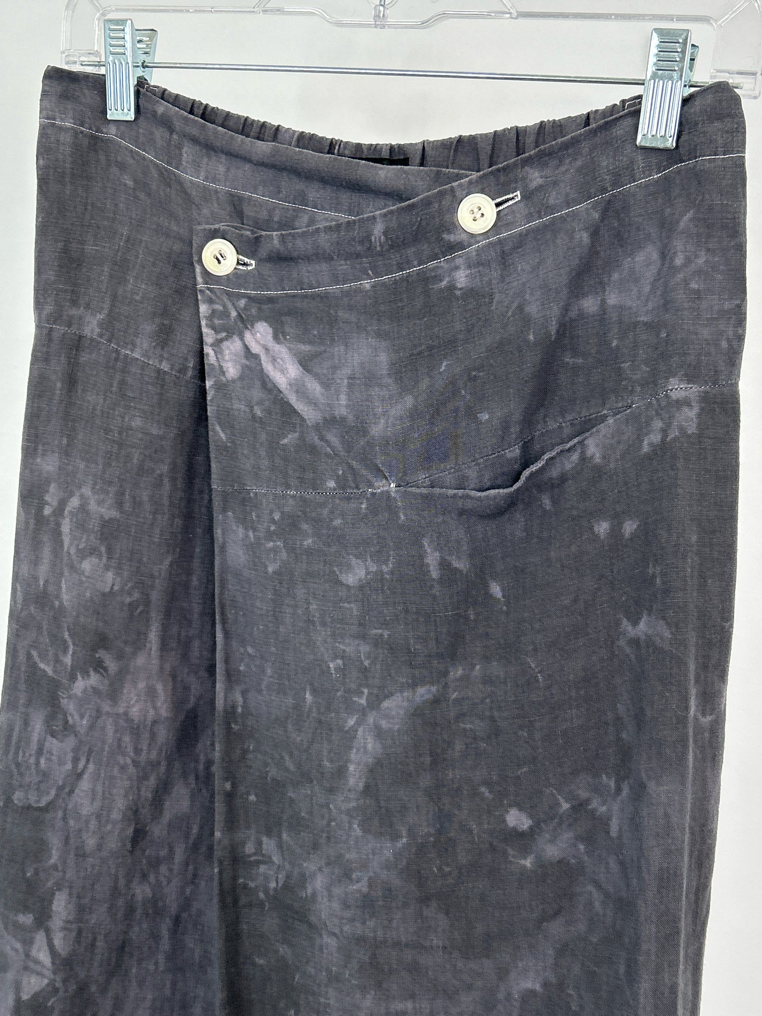 SHIRIN GUILD Size S Grey Print Women Pants