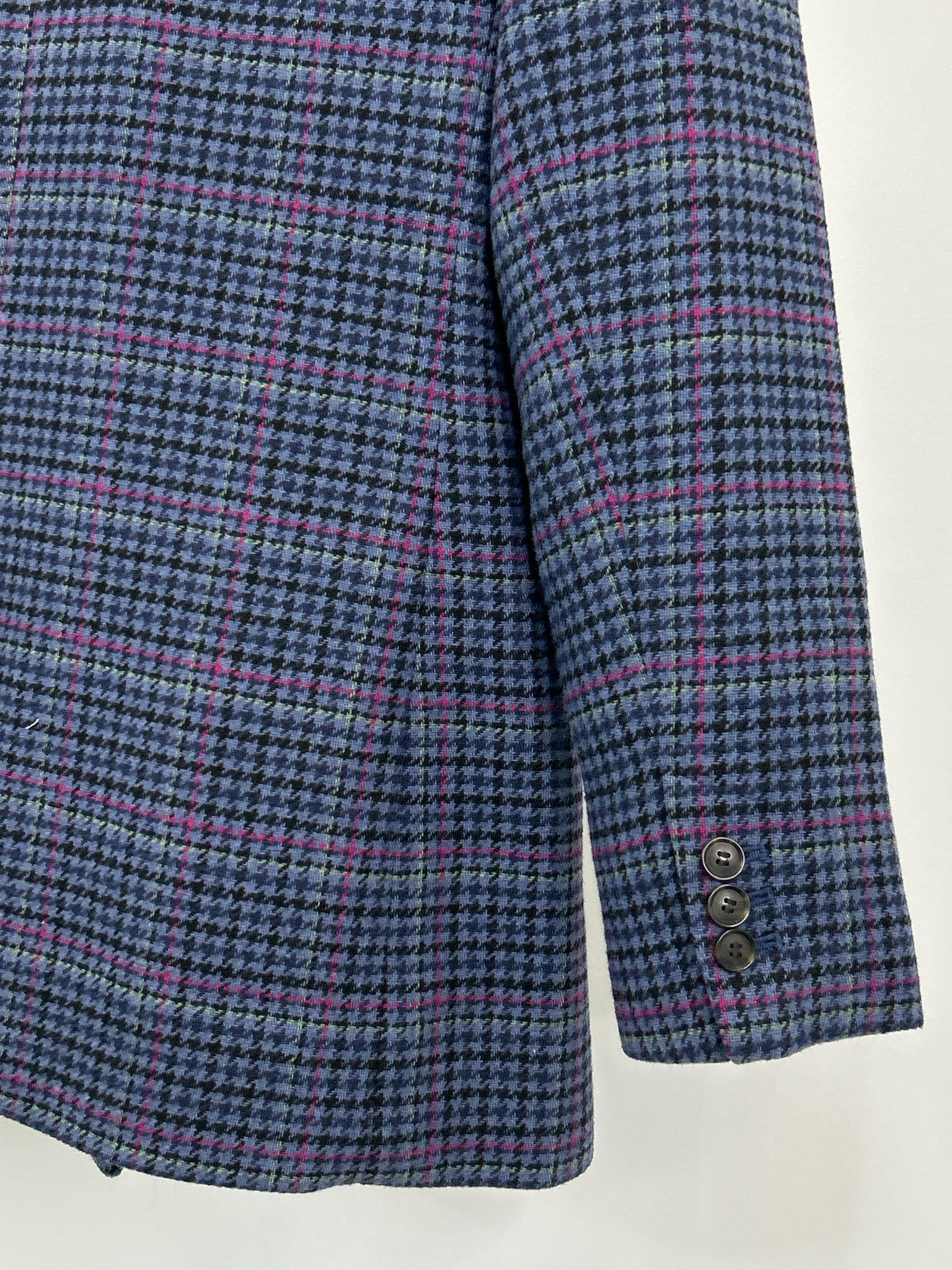 LOFT Size 6 Blue Plaid Women Blazer