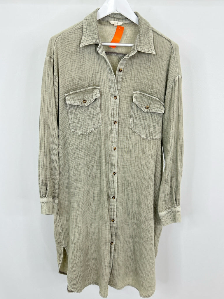 EASEL Size S Taupe Dress