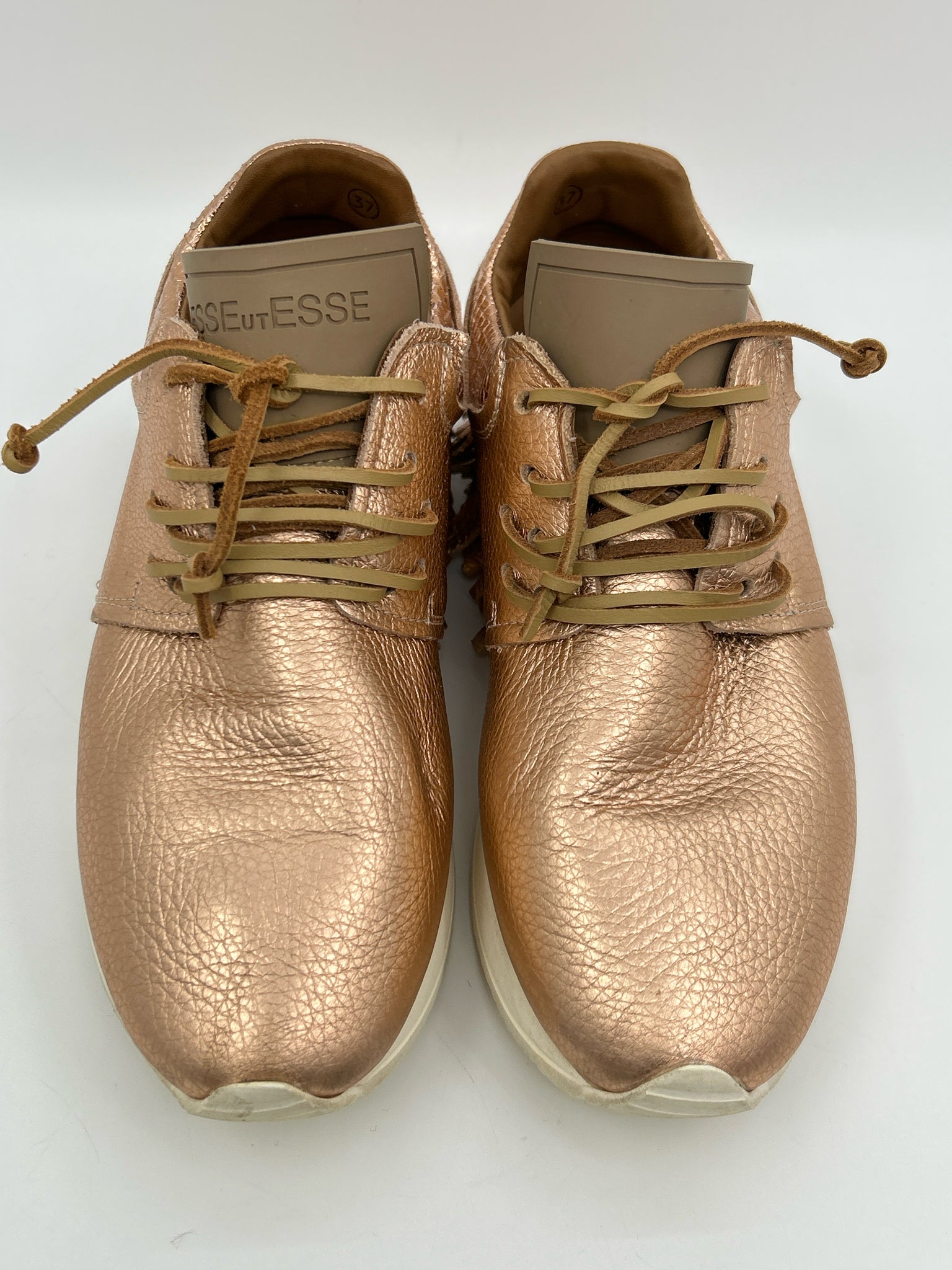ESSEUTESSE Size 37 ROSE GOLD Women Sneakers
