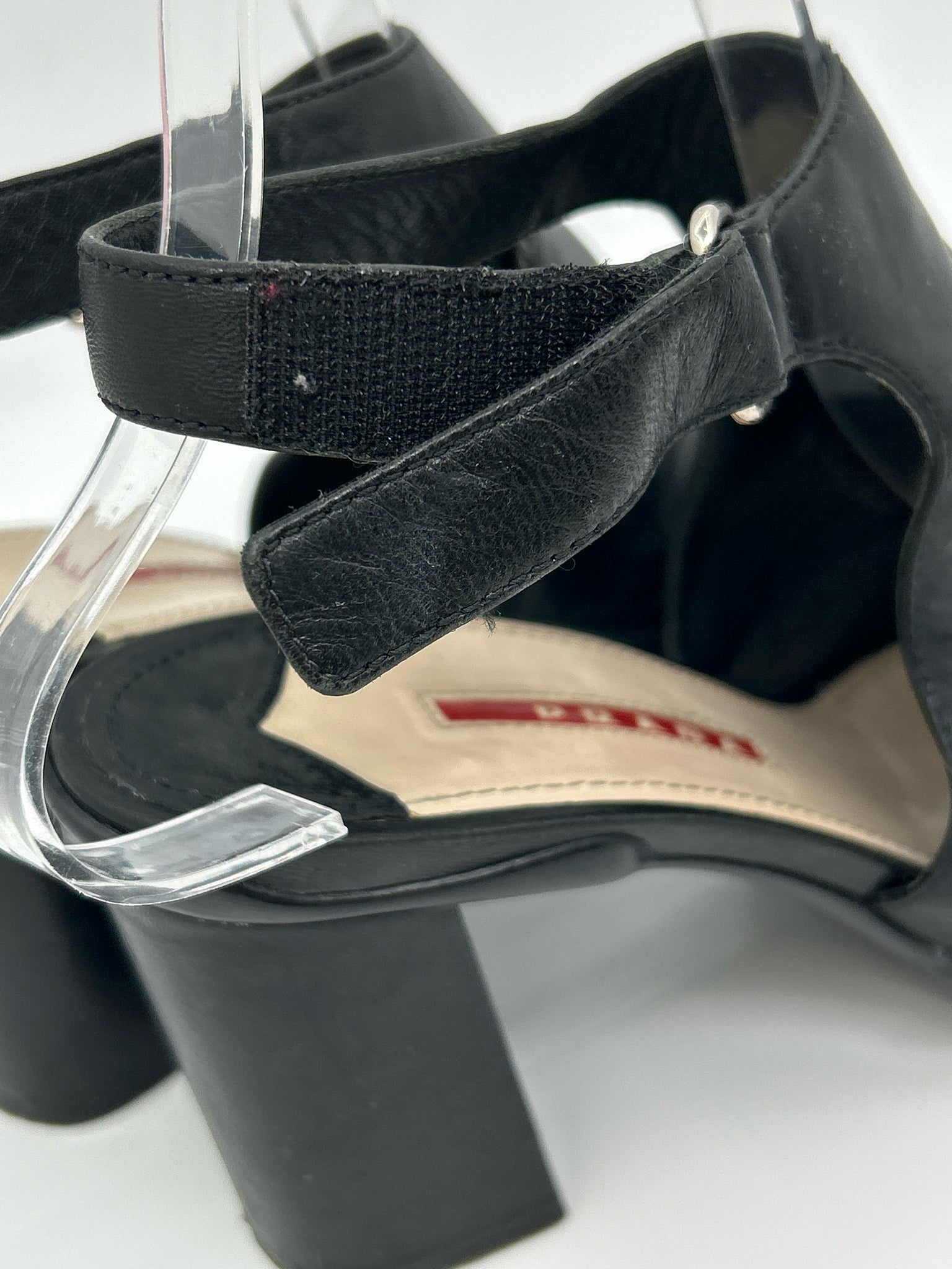 PRADA Size 37 Black Women Sandal