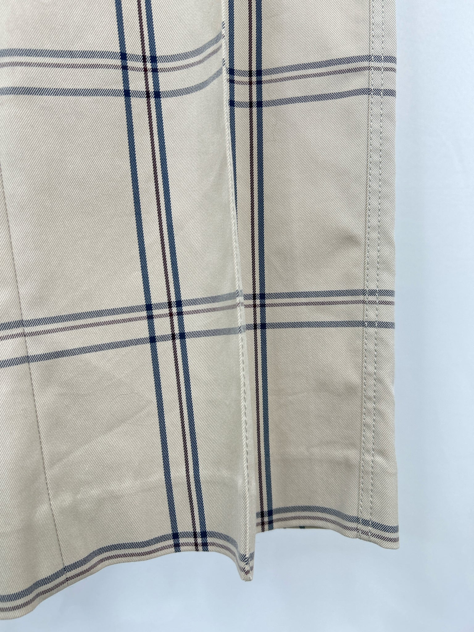 LAFAYETTE 148 Size 6 Beige Plaid Women Pants