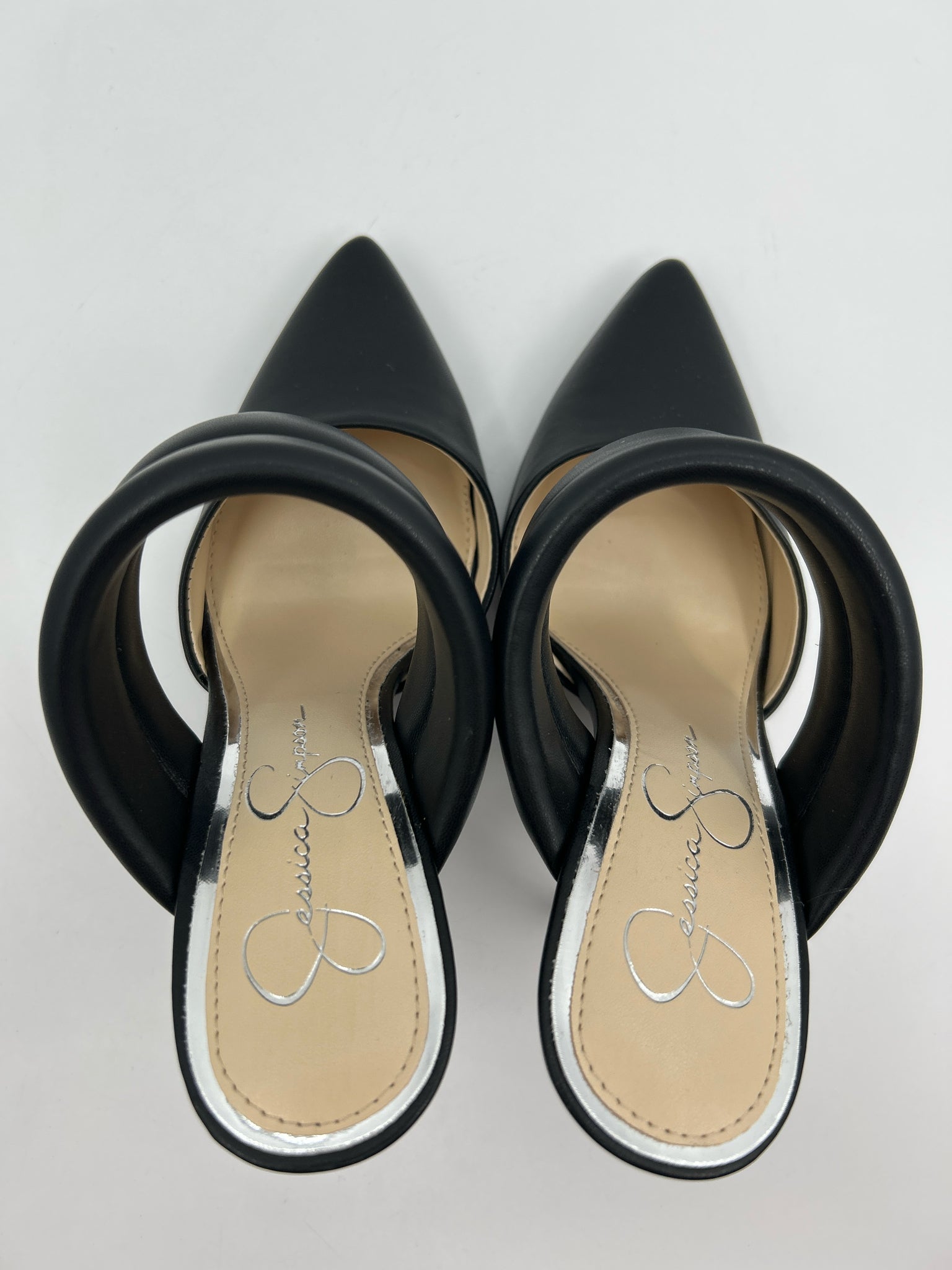 JESSICA SIMPSON Size 7.5M Black Women Sandal