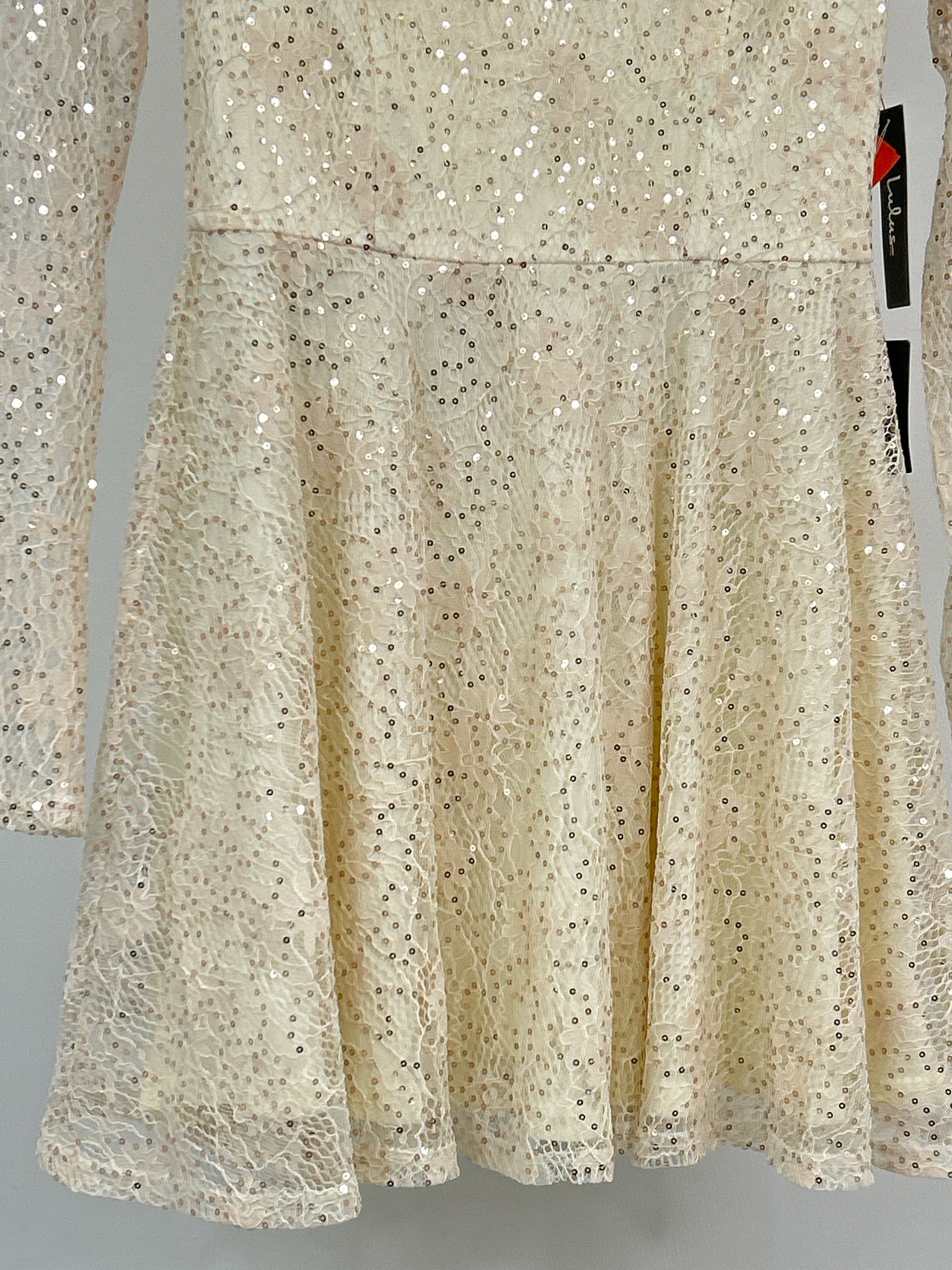 Lulus Size M Cream Lace Women Dress