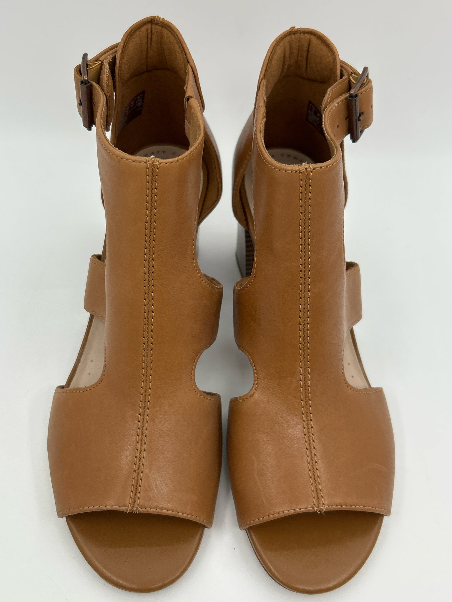 COLLECTION BY CLARKS Size 8.5 Tan Women Booties