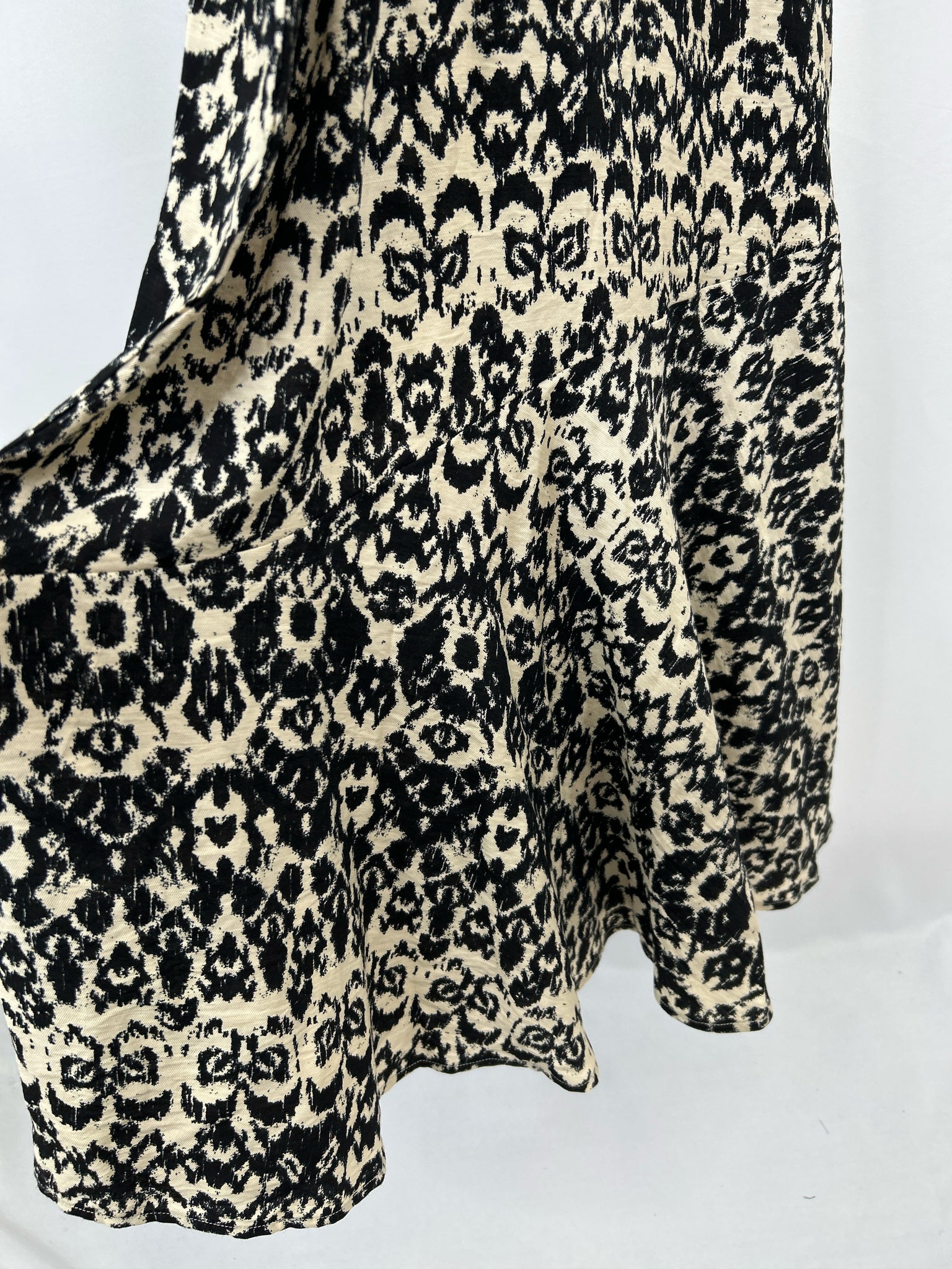 SAM EDELMAN Size 10 BLACK AND BEIGE Women Dress