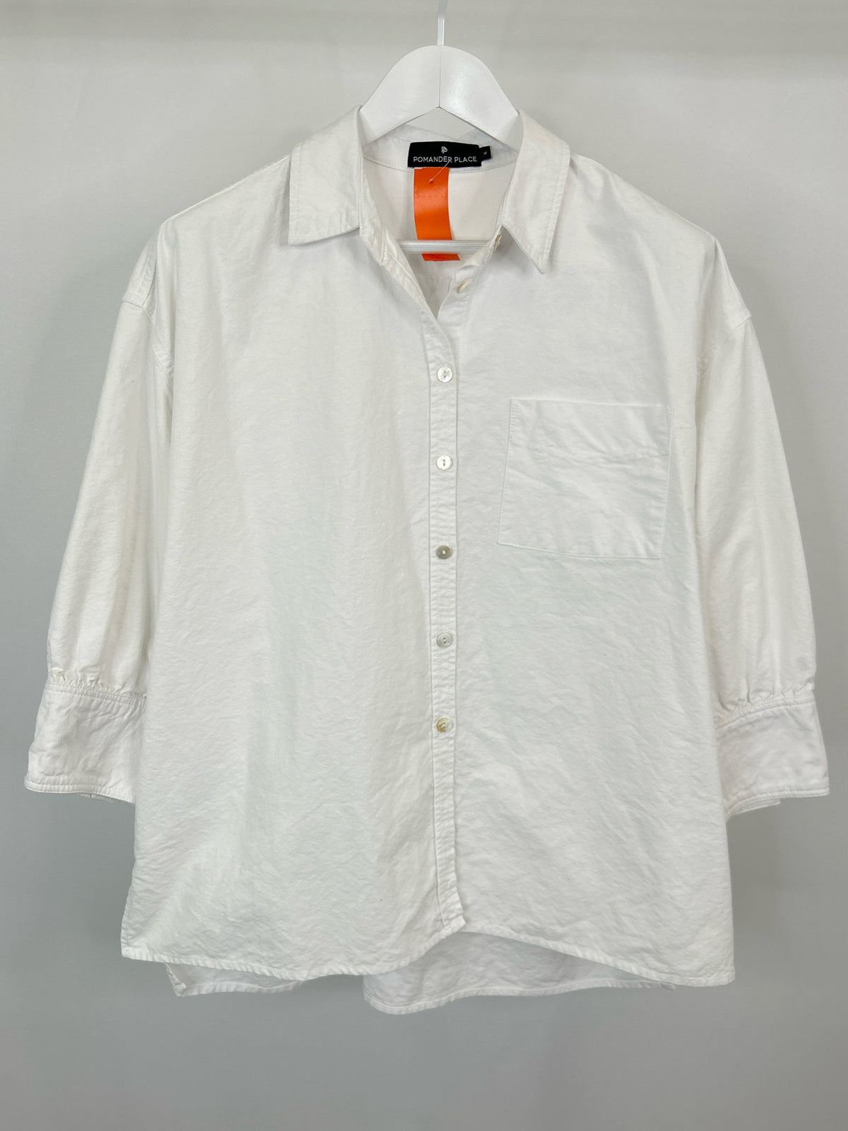 POMANDER PLACE Size M White Women Shirt