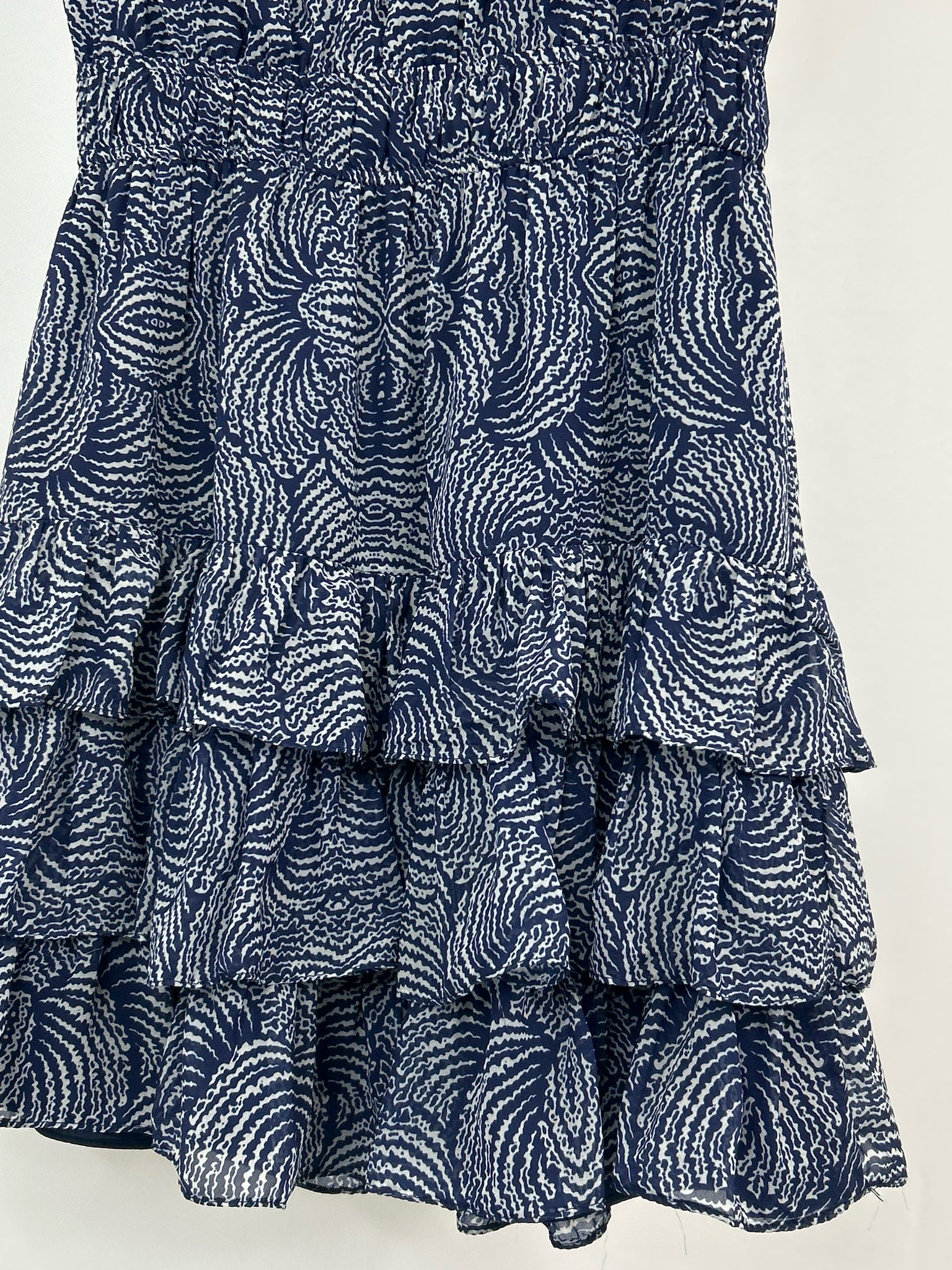 WILLA STORY Size S Navy Print Women Dress