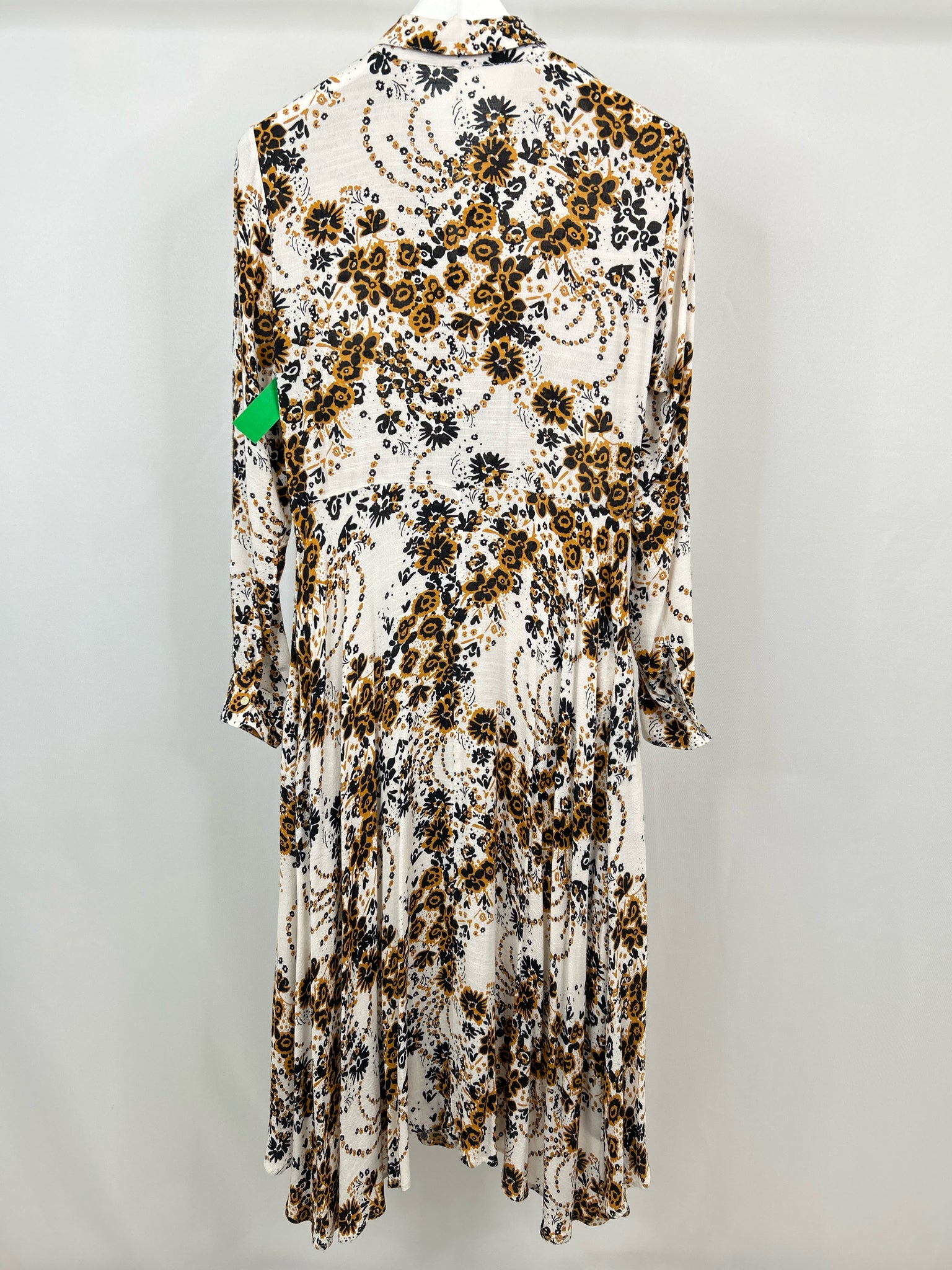 FREE PEOPLE Size 8 White Floral Women Dress