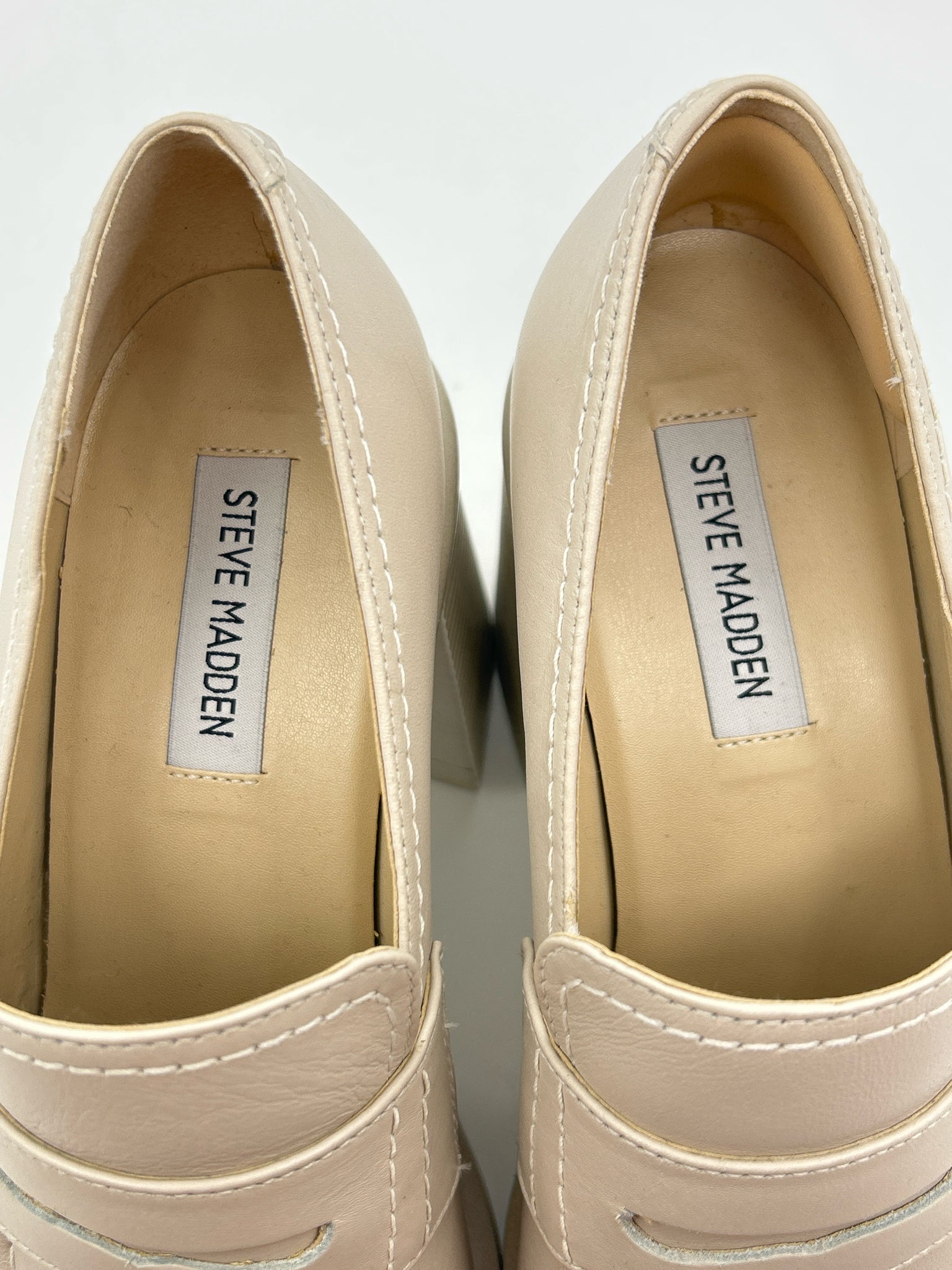 STEVE MADDEN Size 7.5 Chalk Women Loafer