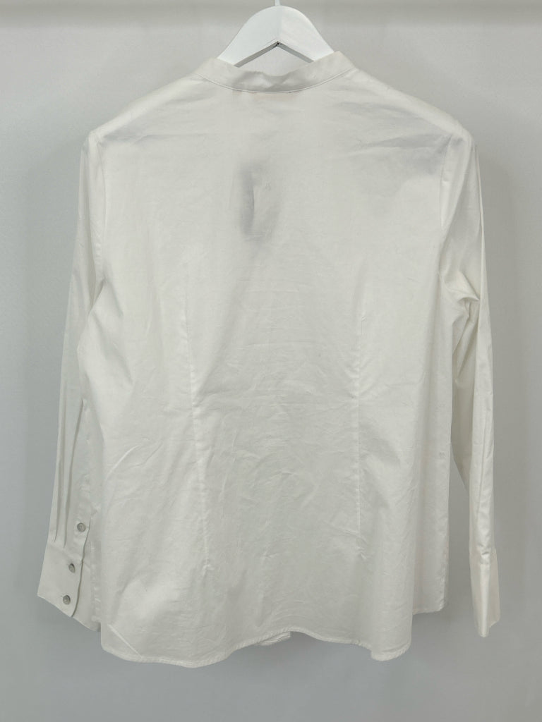 SOFT SURROUNDINGS Women Size L White Shirt NWT