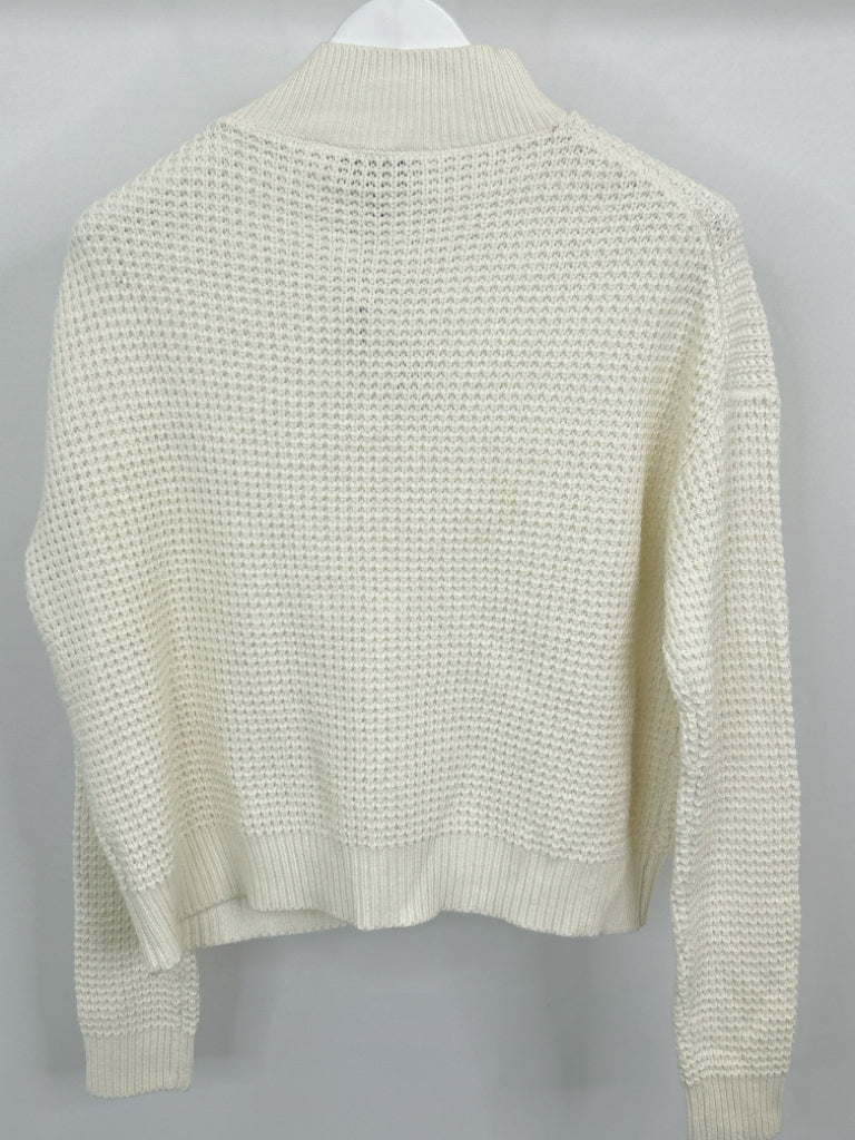 FRANK AND OAK Women Size L Ivory Sweater NWT