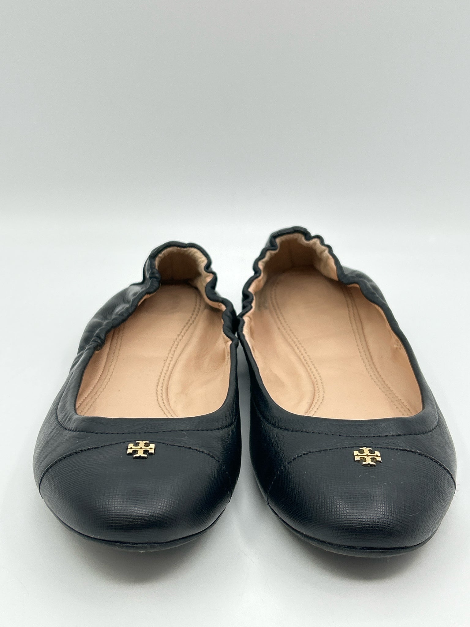 TORY BURCH Size 8.5M Black Women Flats