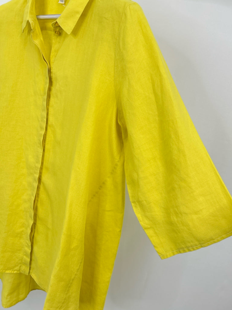 EILEEN FISHER Size XL Yellow Women's Tunic