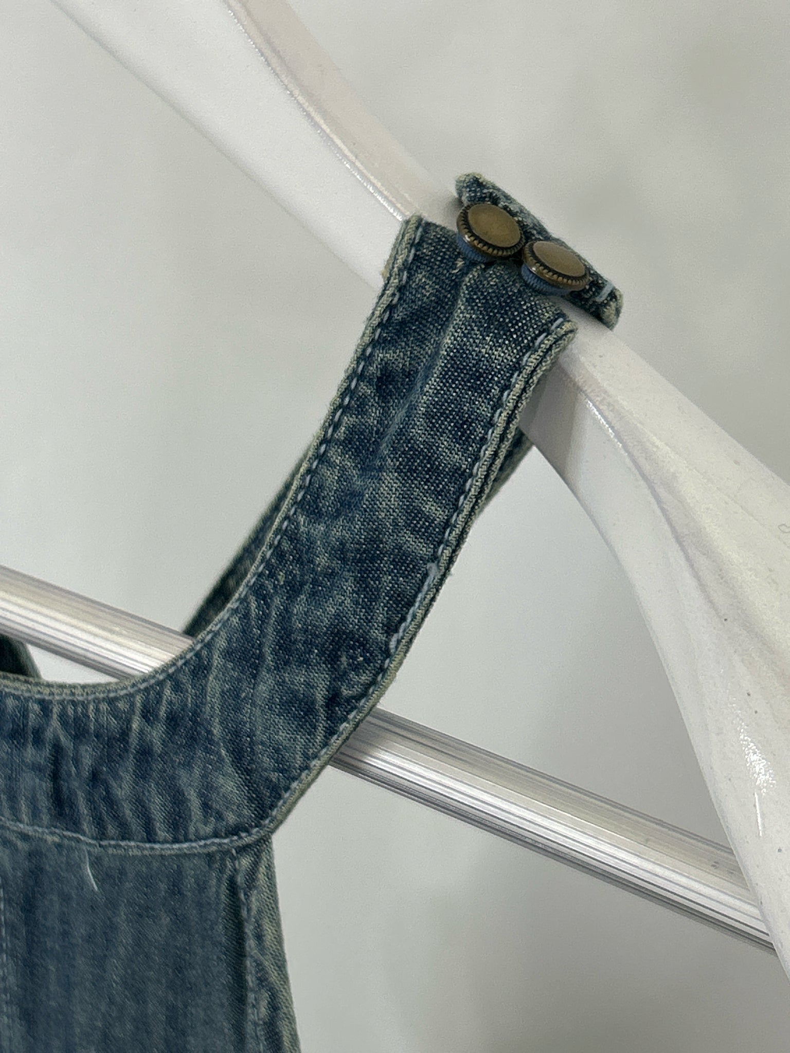 PILCRO Size 6 BLUE DENIM Women Jumpsuit