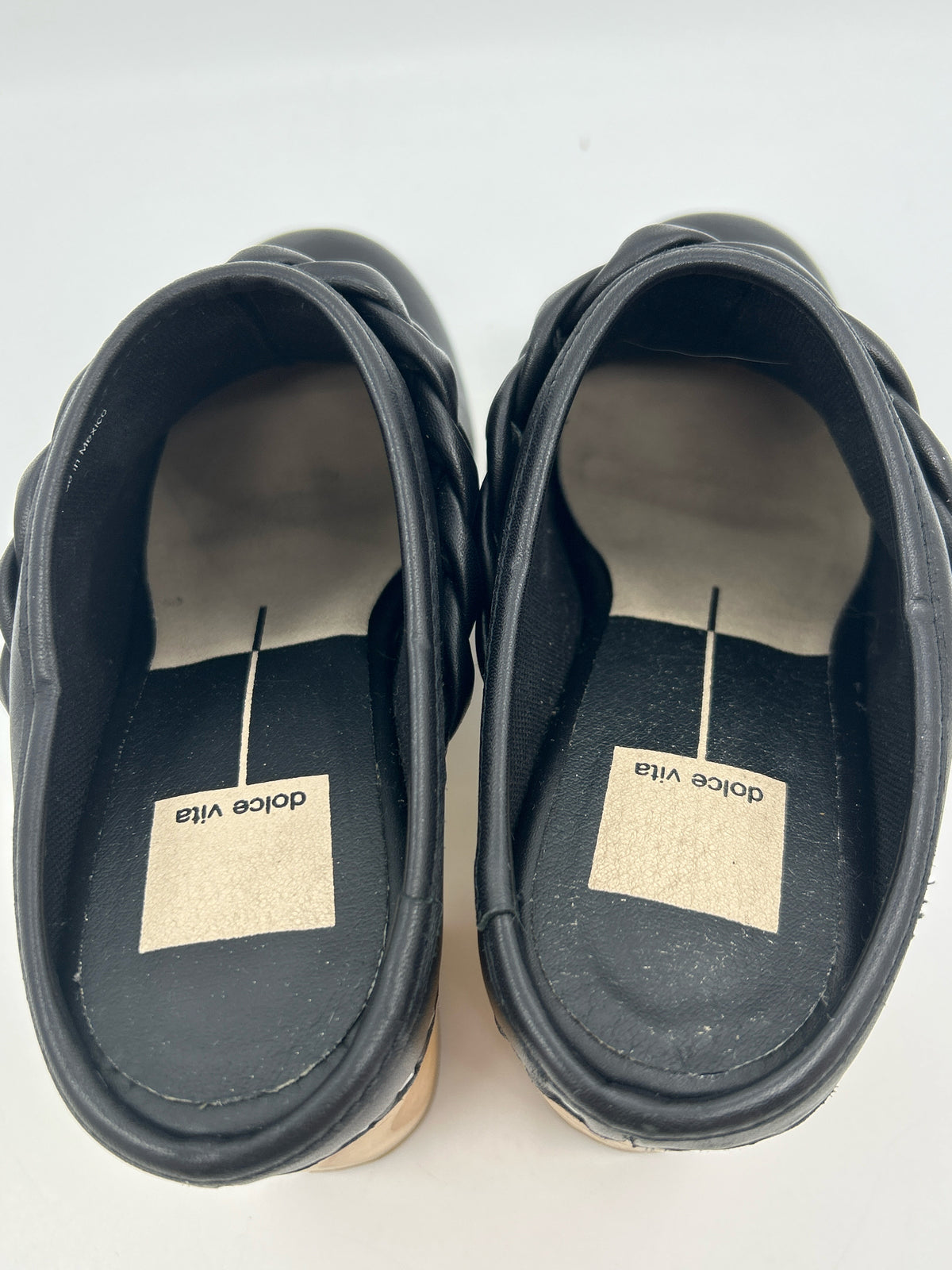 DOLCE VITA Size 7.5 Black Women Clogs