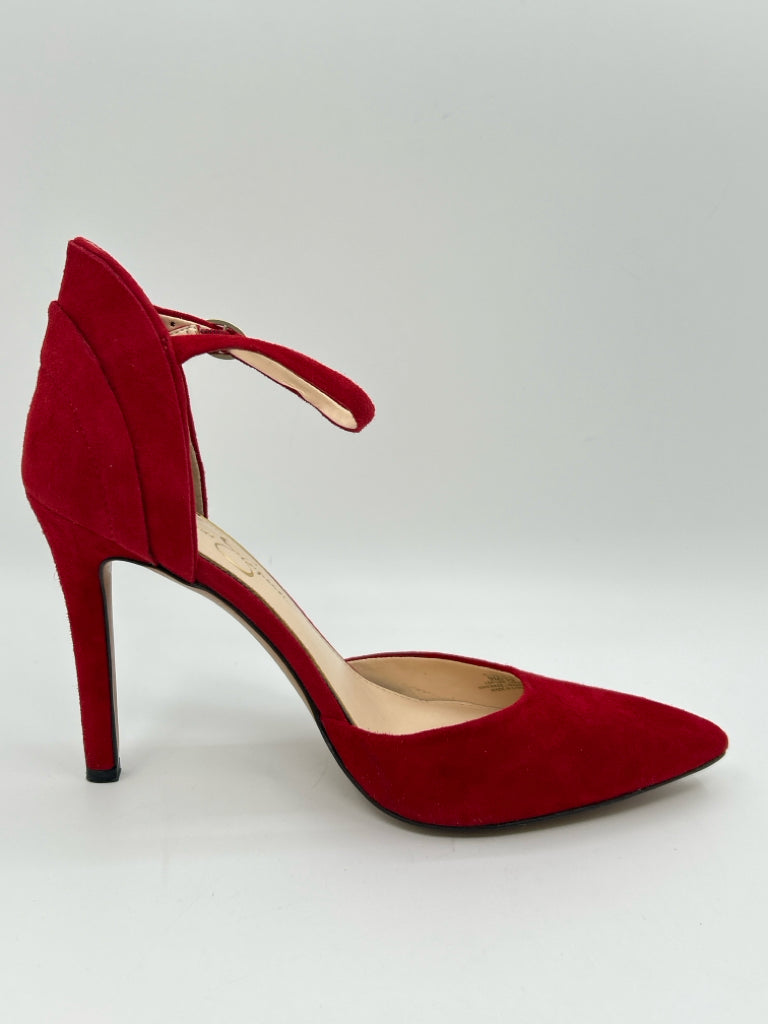 JESSICA SIMPSON Women Size 9M Red Pumps