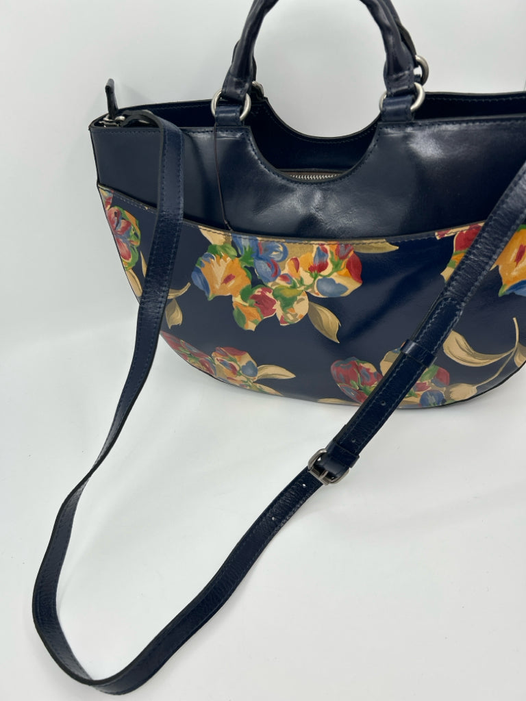 PATRICIA NASH Navy Print Tote