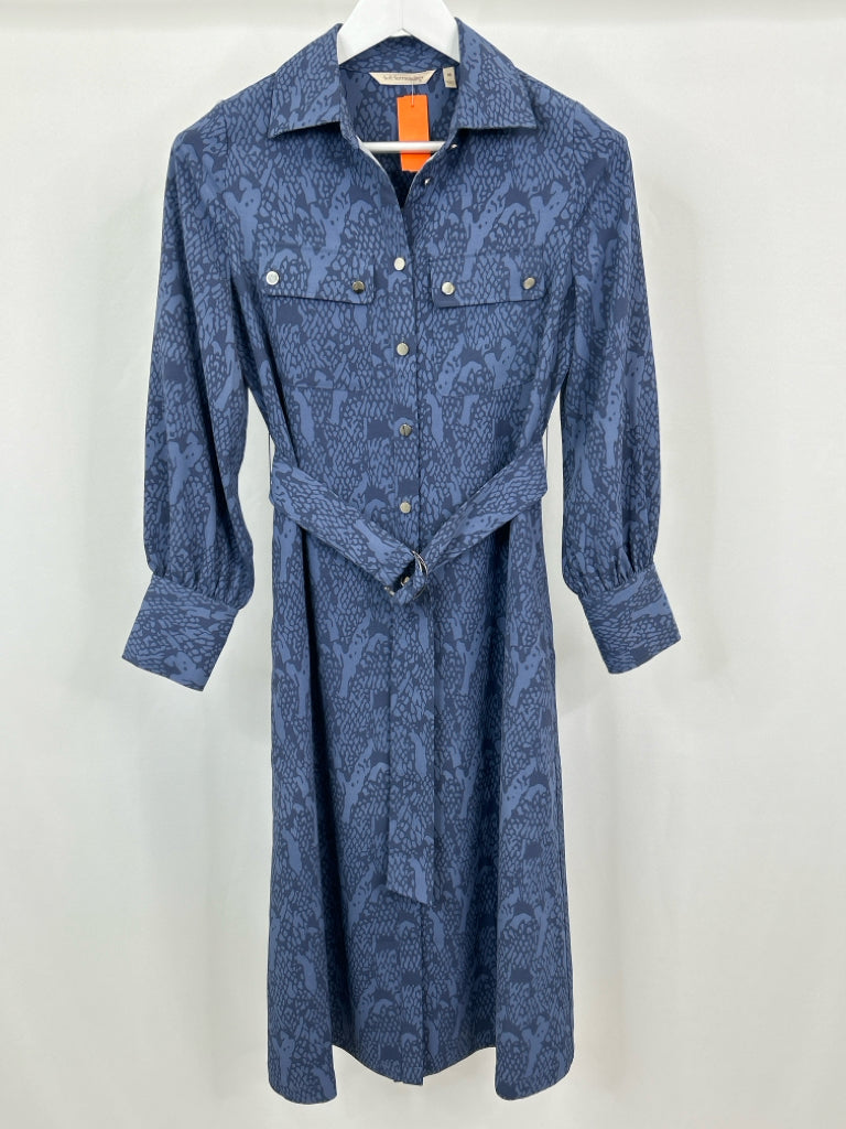 SOFT SURROUNDINGS Women Size XS Blue Print Dress