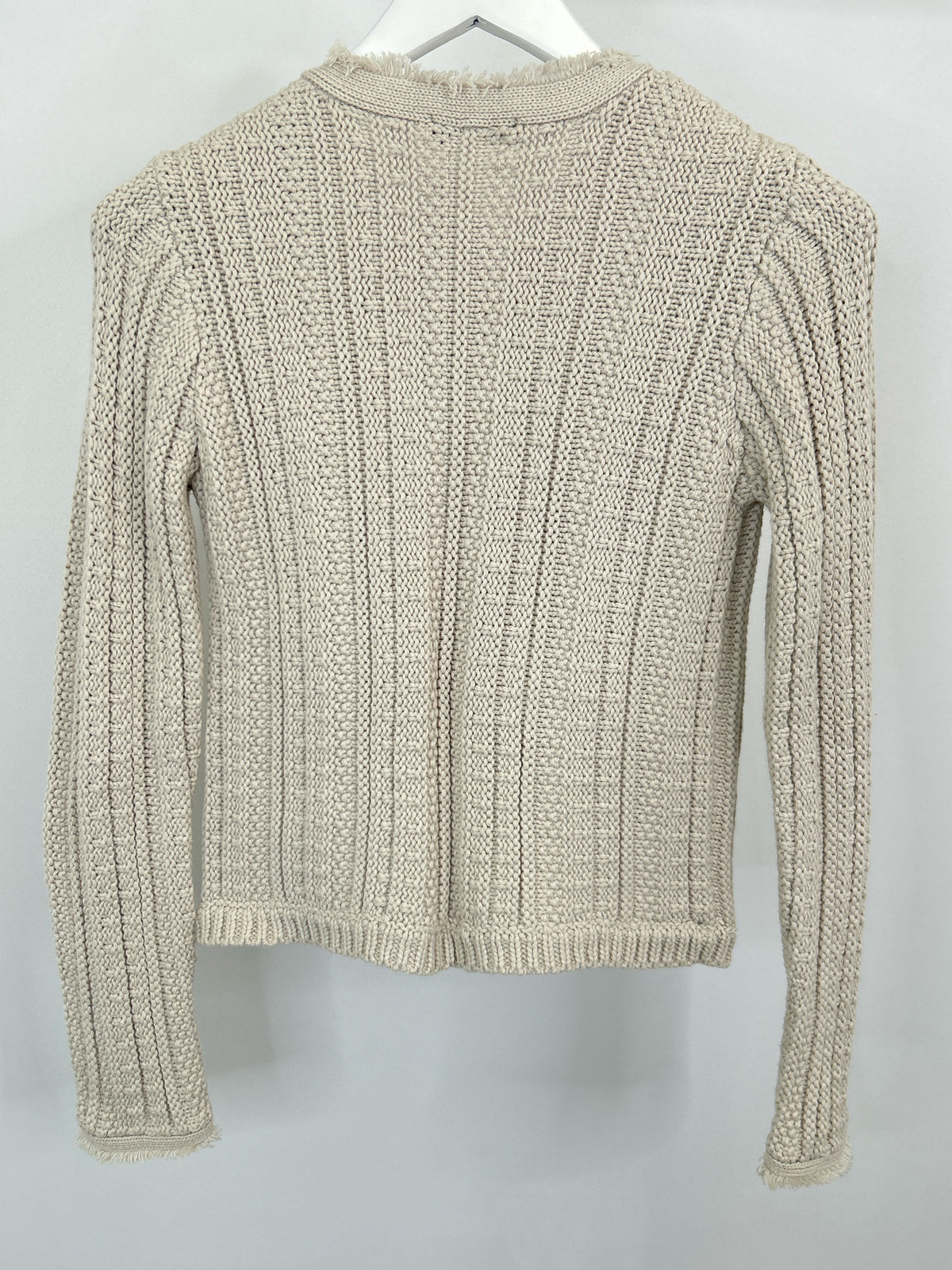 TAHARI Size XS Cream Women Cardigan