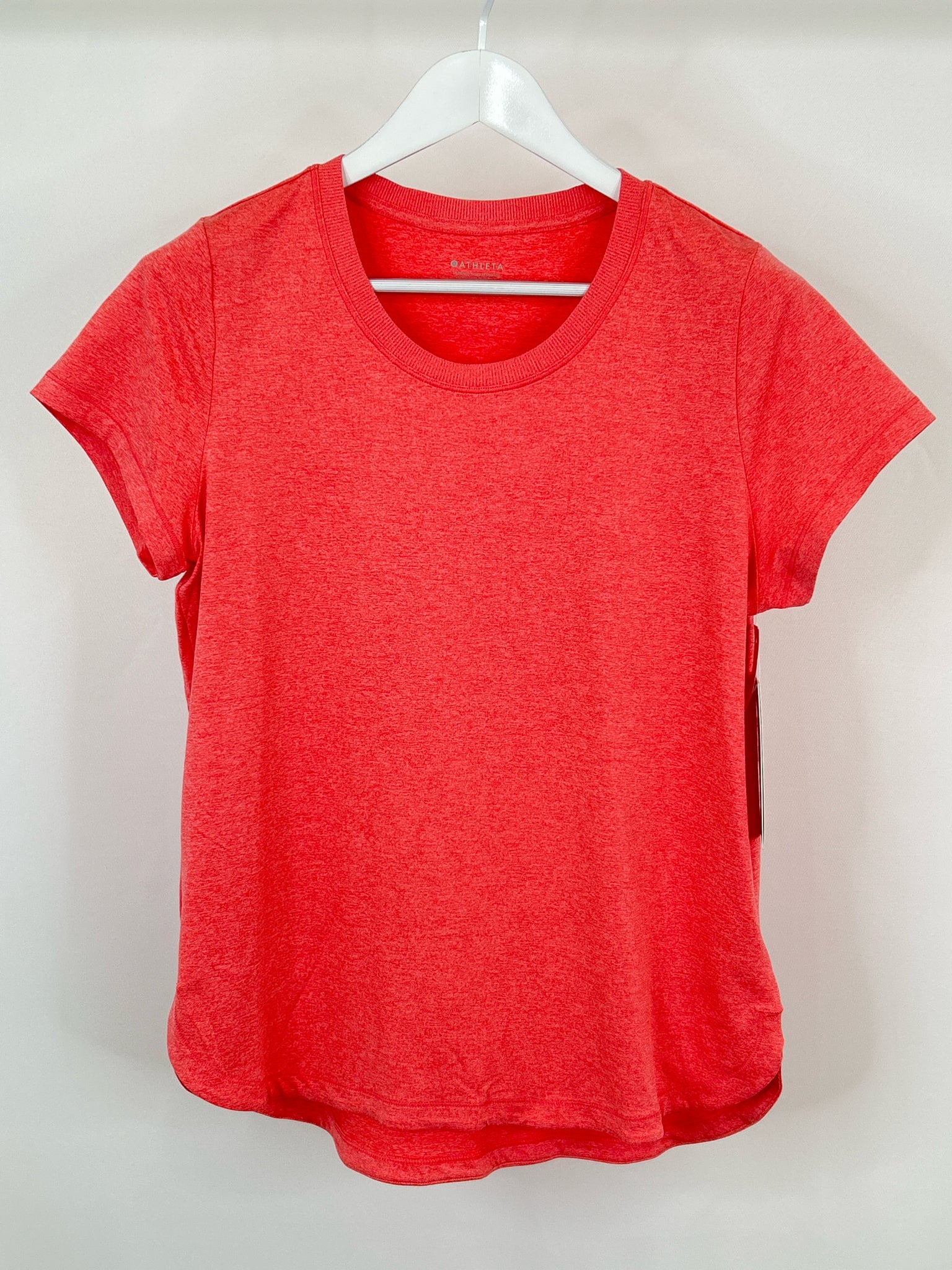 ATHLETA Size L Coral Women T-shirt