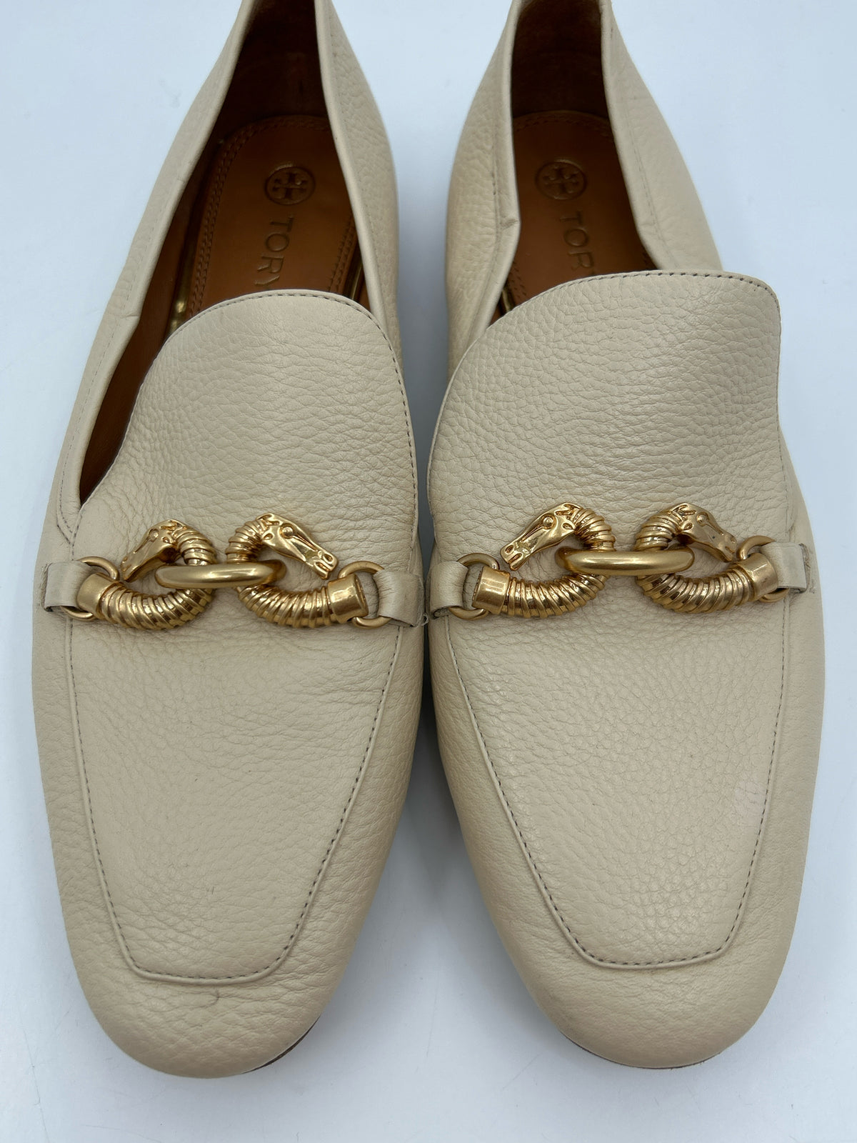 TORY BURCH Size 9.5M Cream Women Loafer