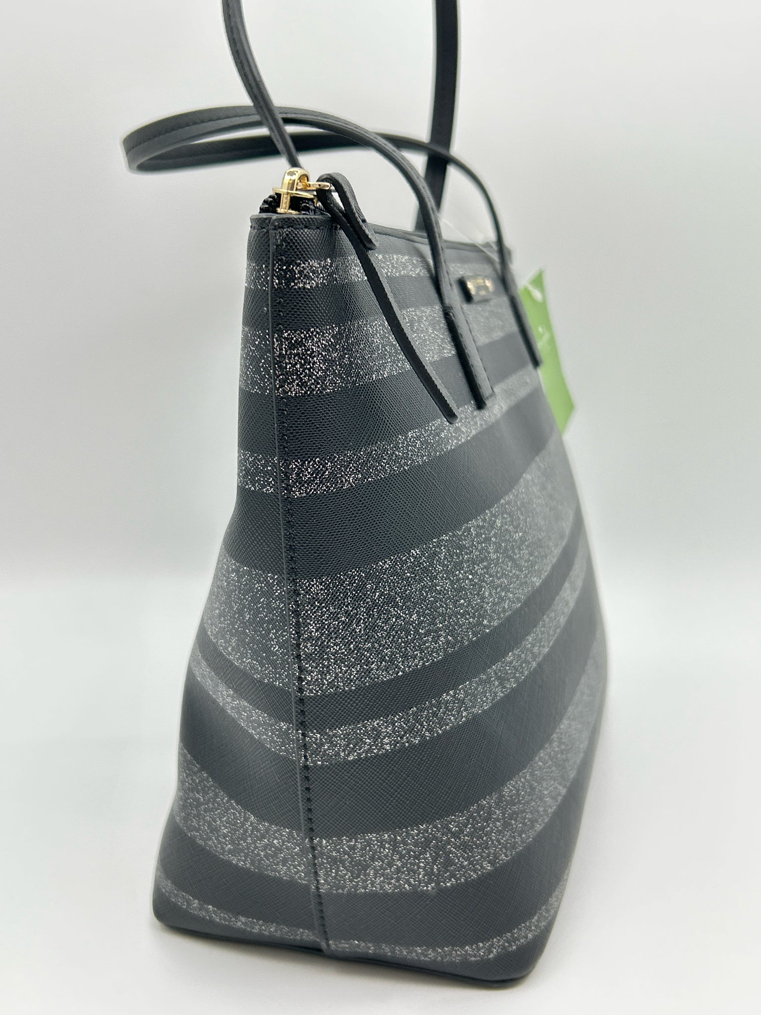 KATE SPADE black striped Women Tote