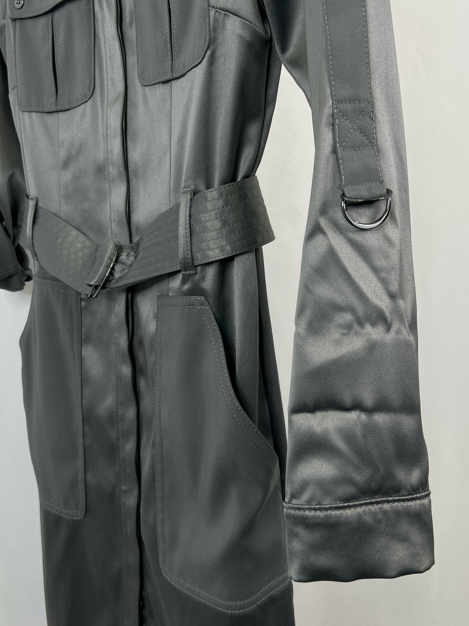 White House Black Market Size 00 Grey Women Dress