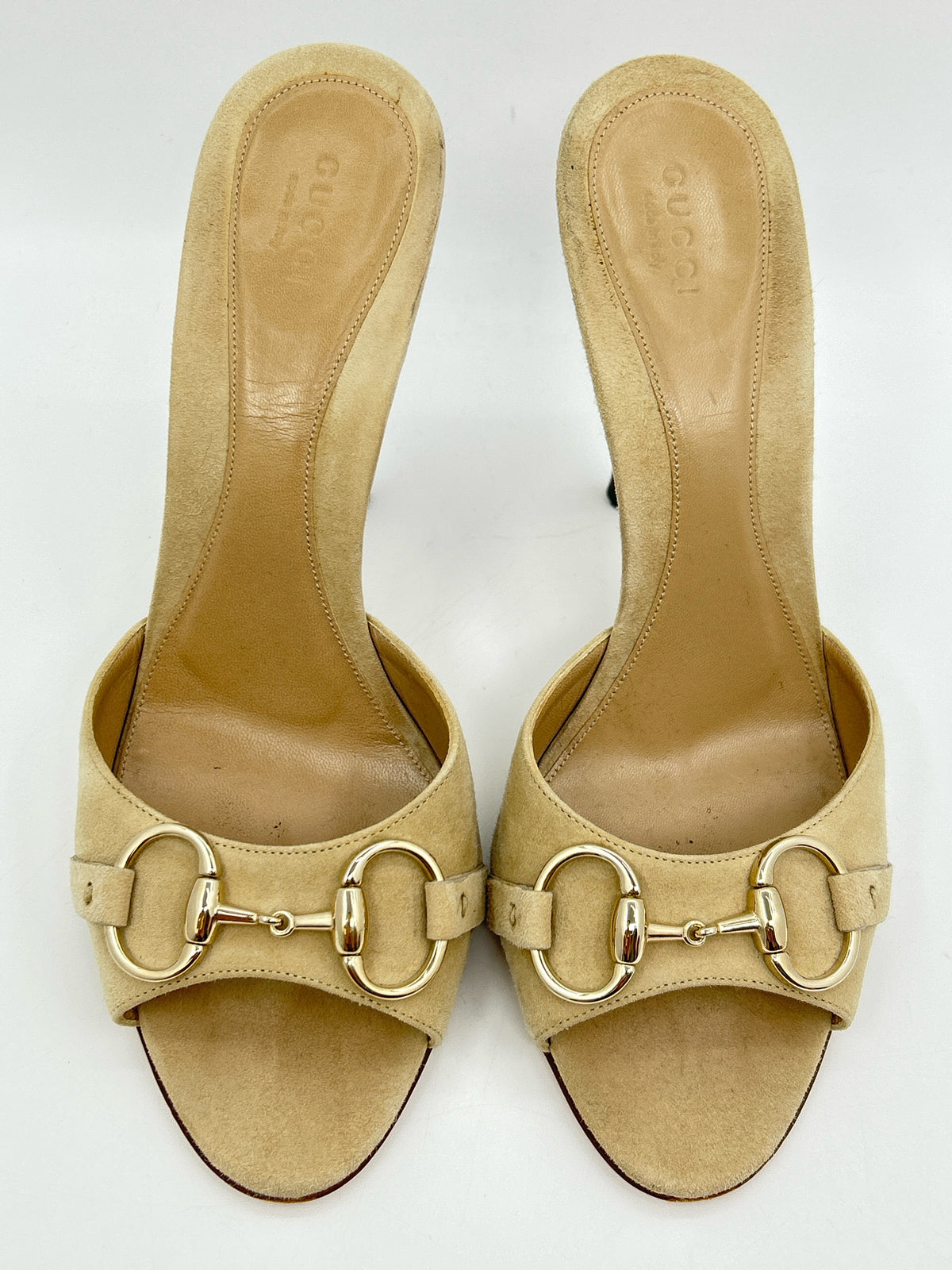GUCCI Size 8.5B Beige Women Pumps