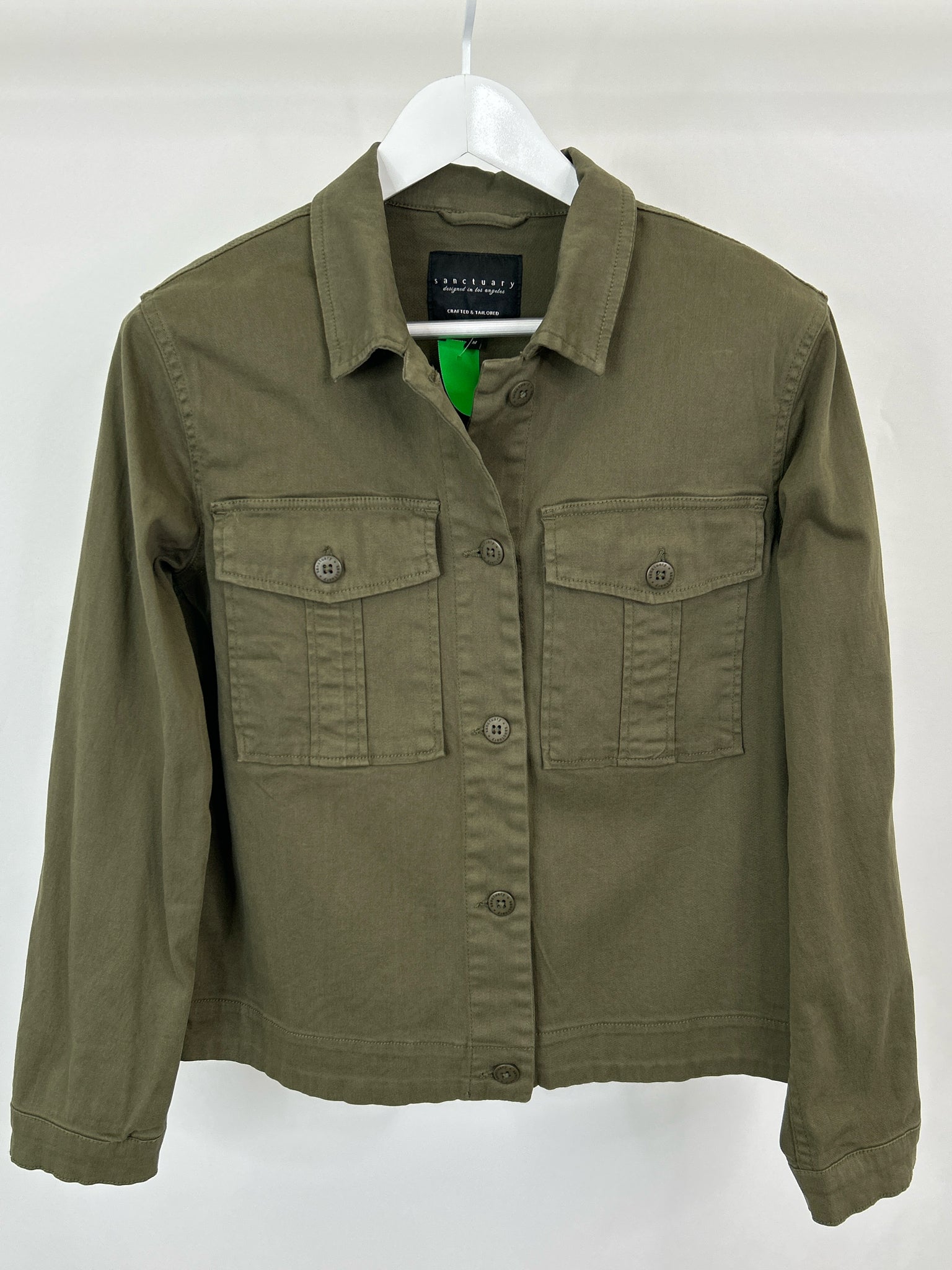 SANCTUARY Size M ARMY GREEN Women Jacket