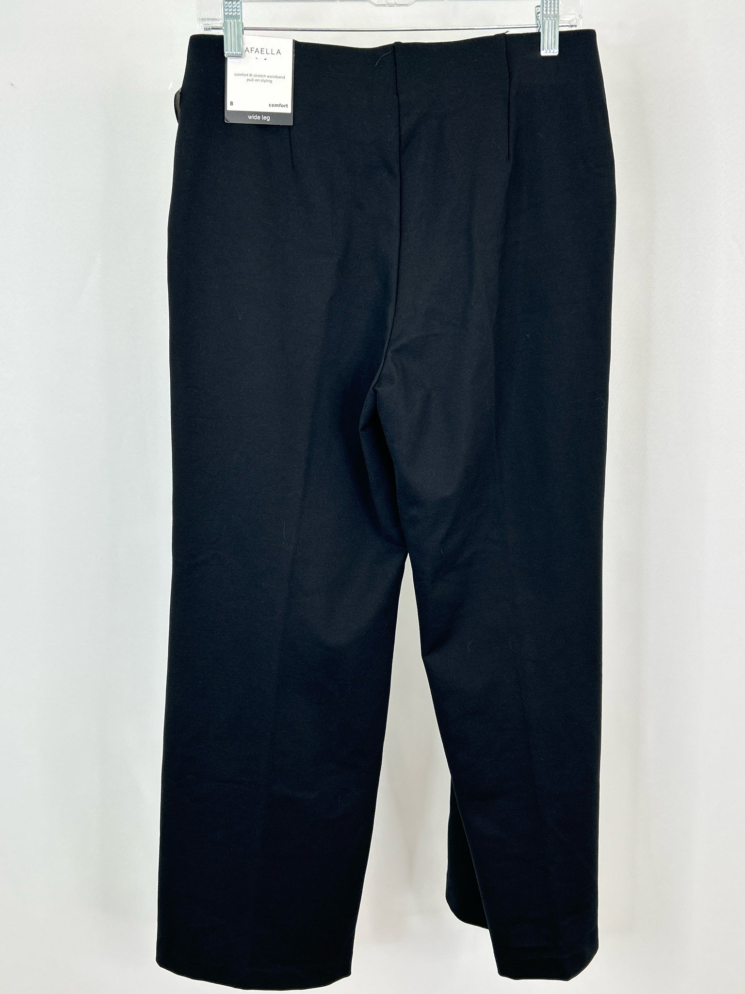 RAFAELLA Size 8 Black Women Pants