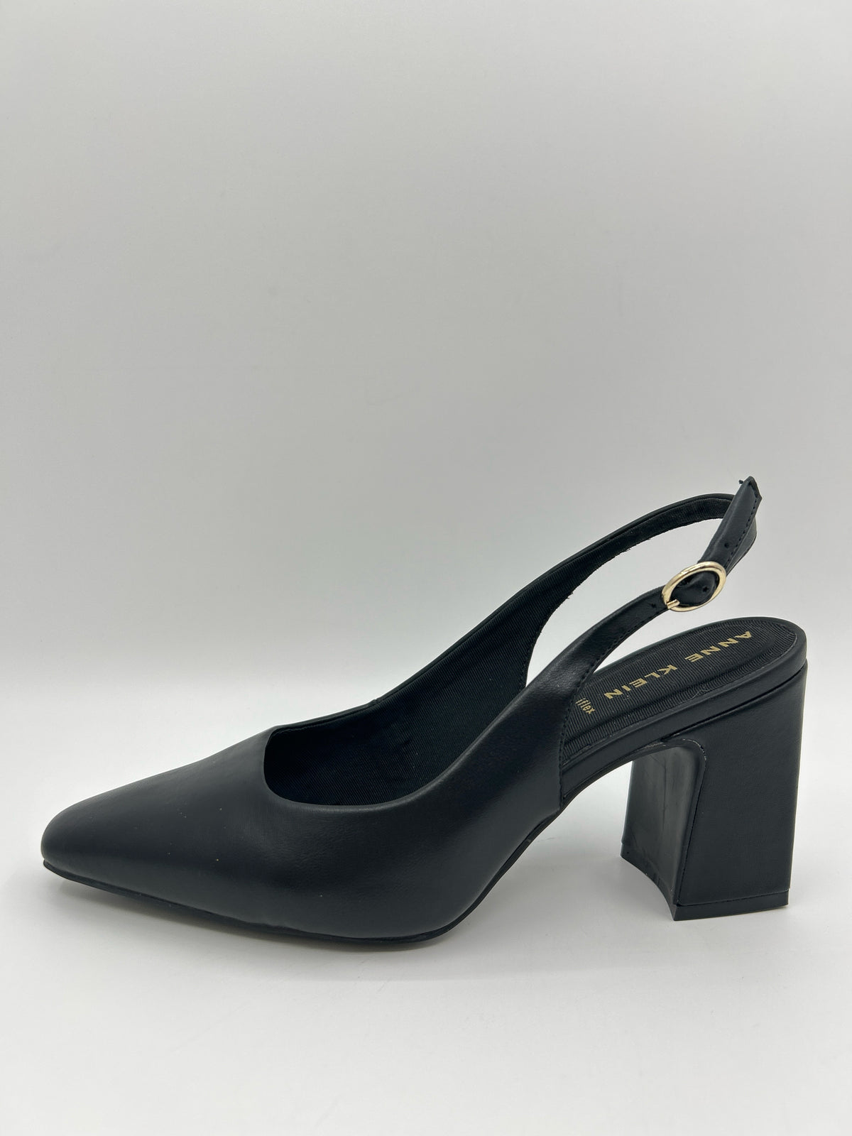ANNE KLEIN Size 7.5 Black Women Pumps