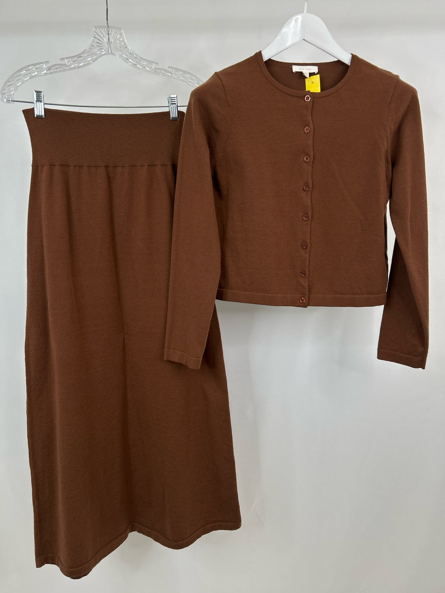 ALL:ROW Size L Brown Women 2-Piece w/skirt