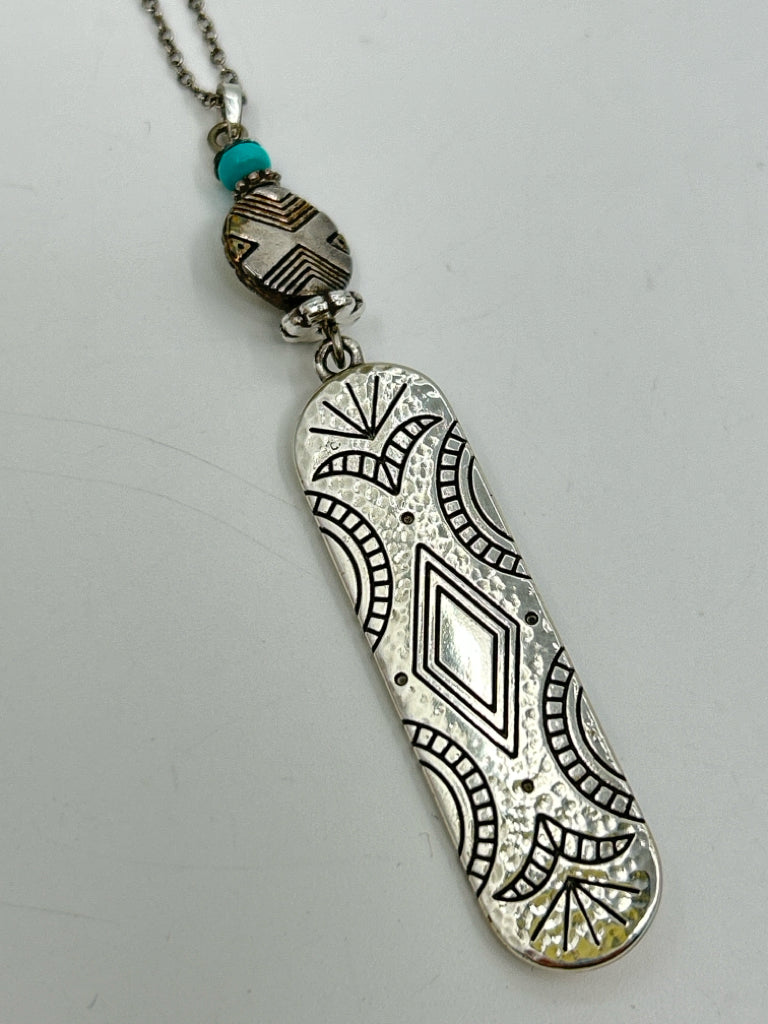 BRIGHTON SILVER AND TURQUOISE Necklace