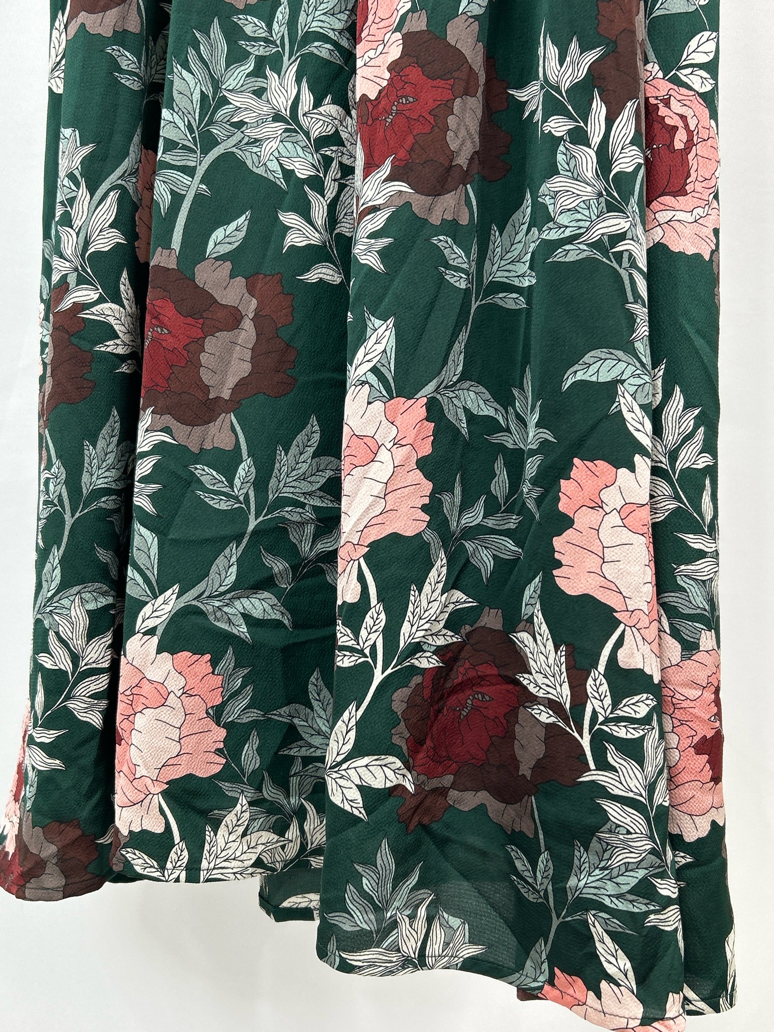 FRNCH Size S Green Floral Women Dress NWT