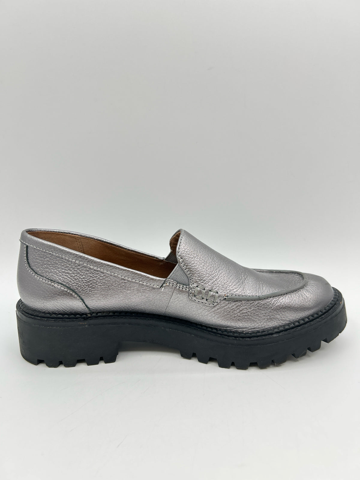 CASLON Size 8M Silver Metallic Women Loafer